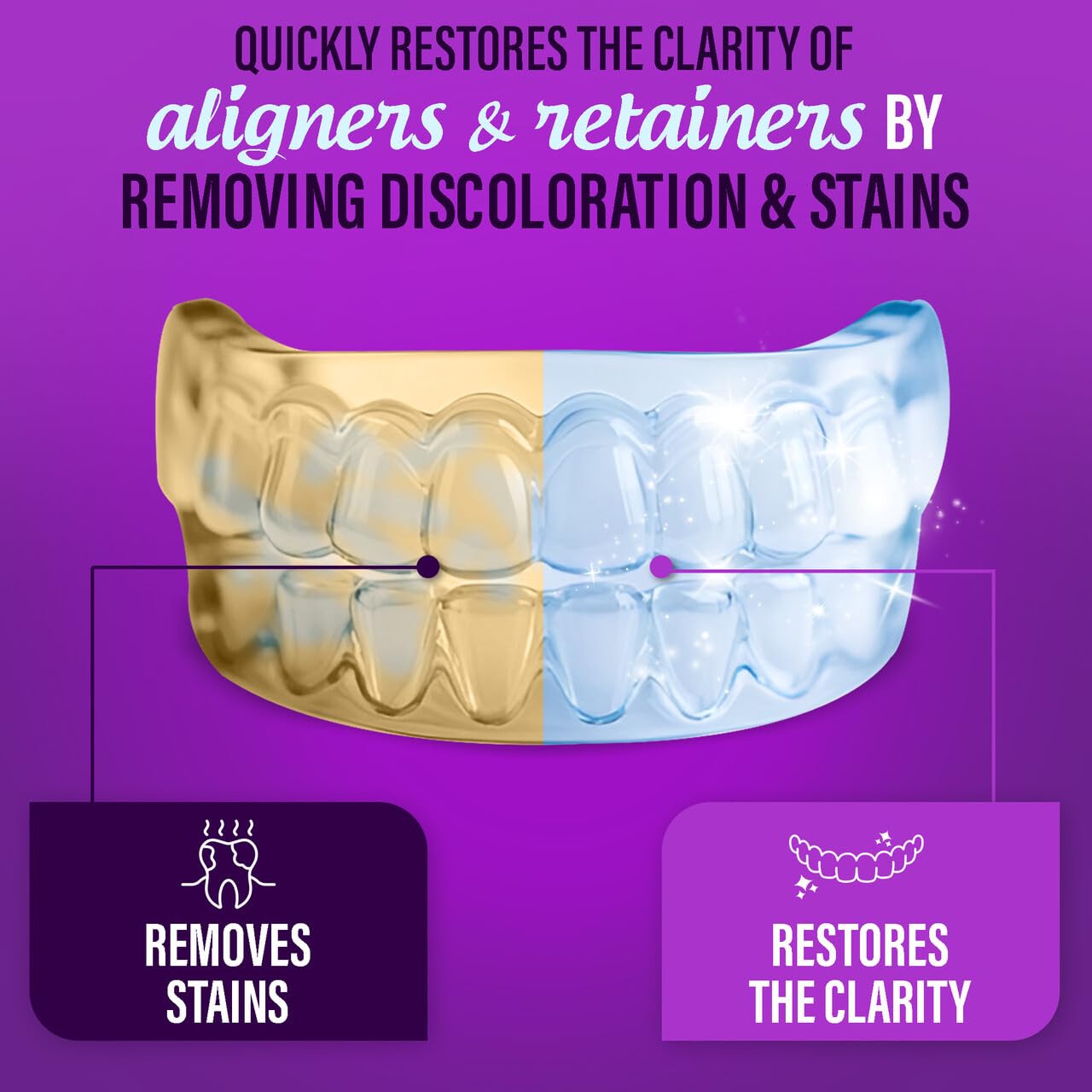 Aligner & Retainer Cleaner Foam (3.38 Ounce)