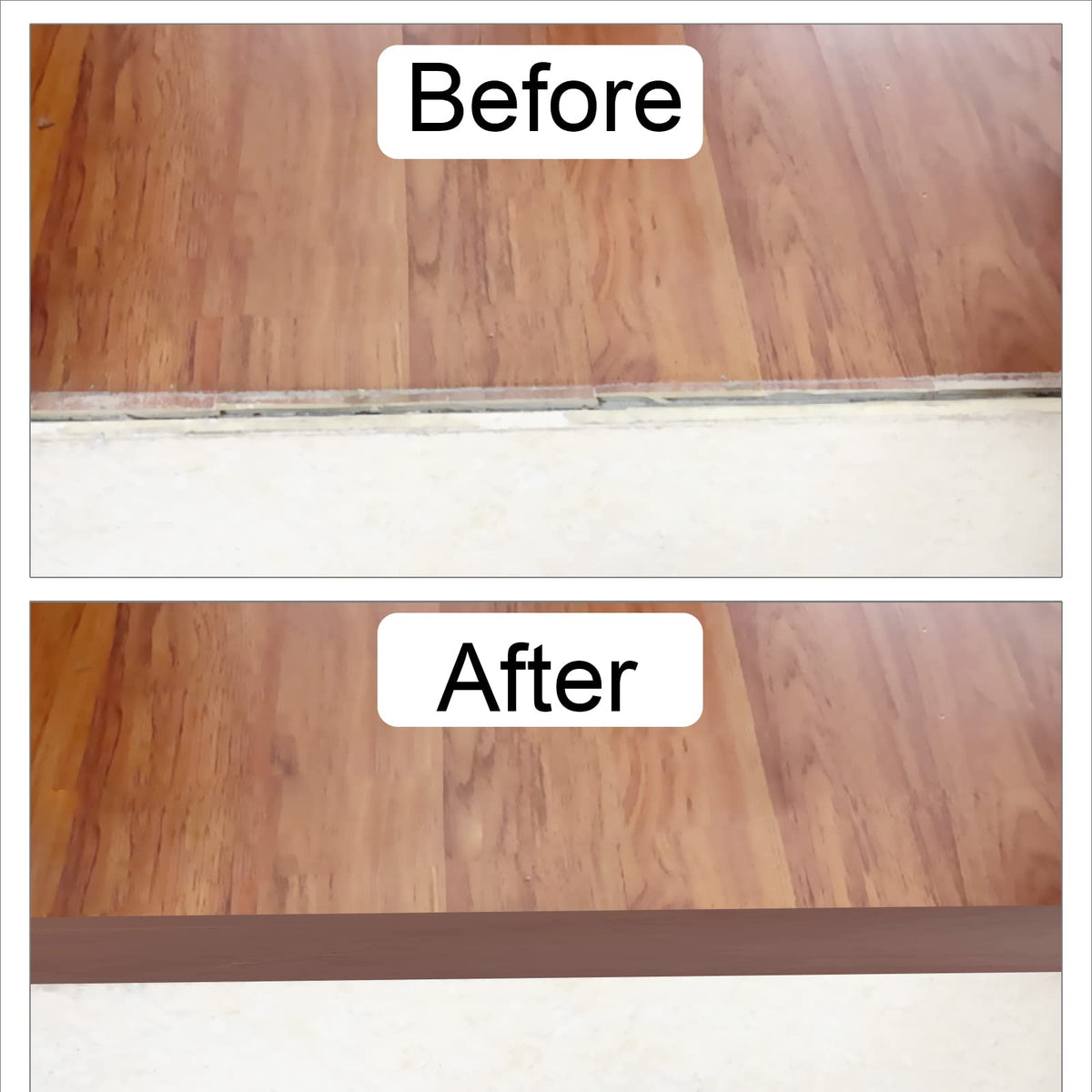 Floor Door Flat Transition Strip & Self Adhesive Floor Vinyl Floor Edge Trim Laminate Floor Gap Covering Joining Strip