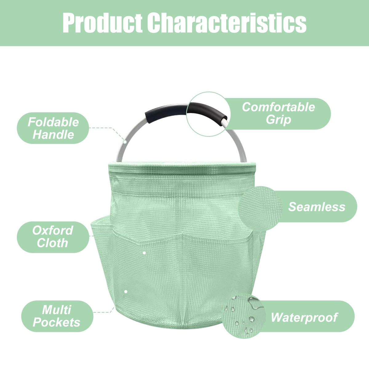 17L Cleaning Caddy with Handle