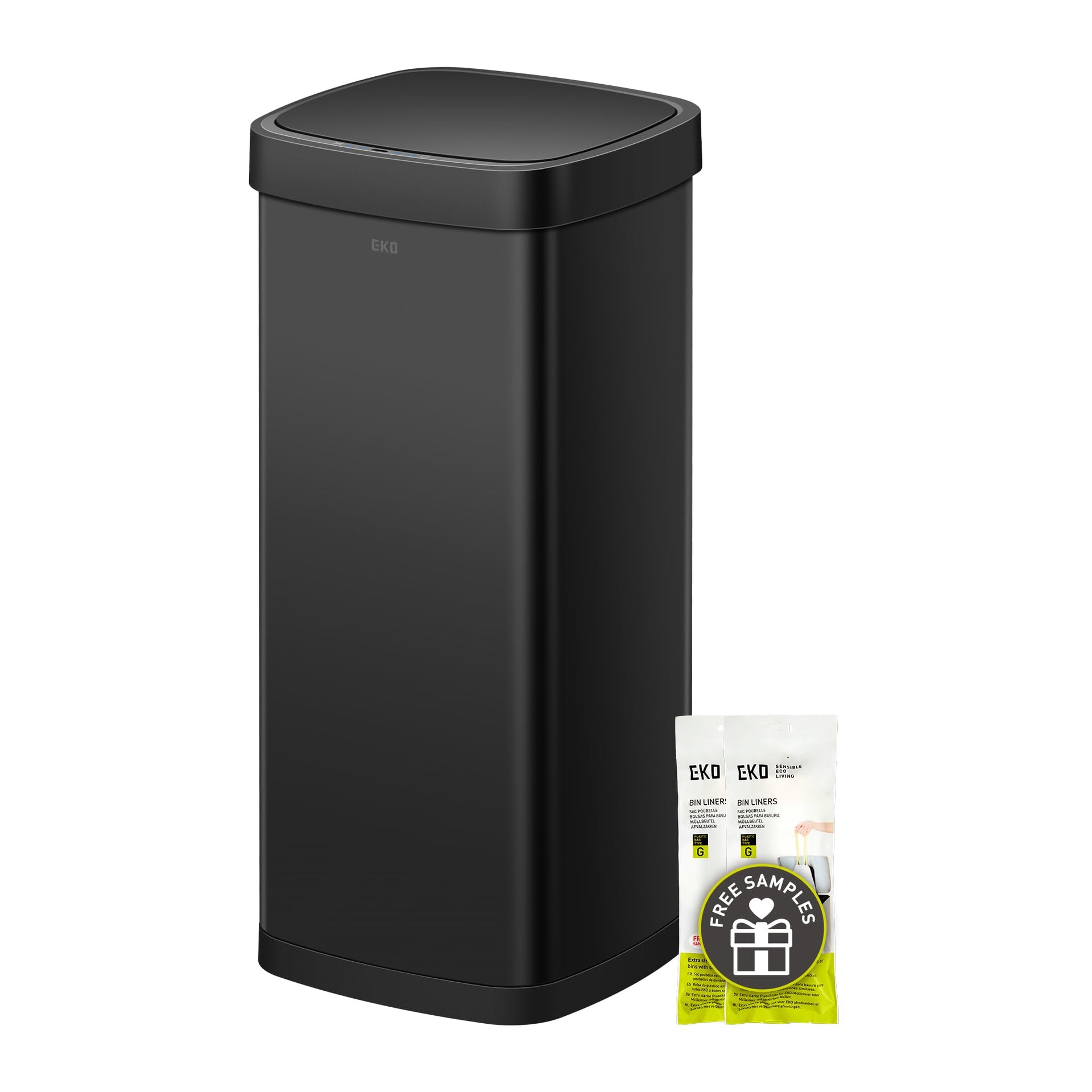 EcoSmart 80L 21.1 Gallon Motion Sensor Trash Can or Recycling Bin