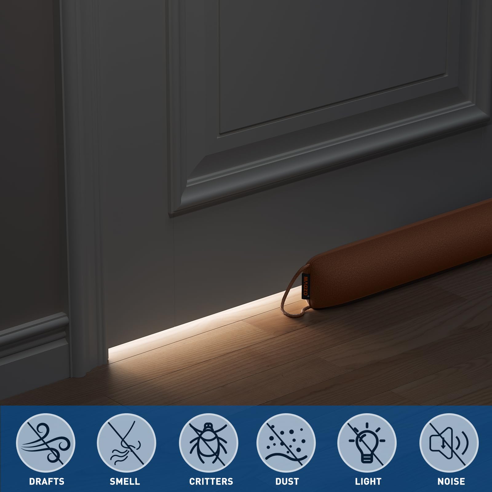 Door Draft Stopper 34 Inches