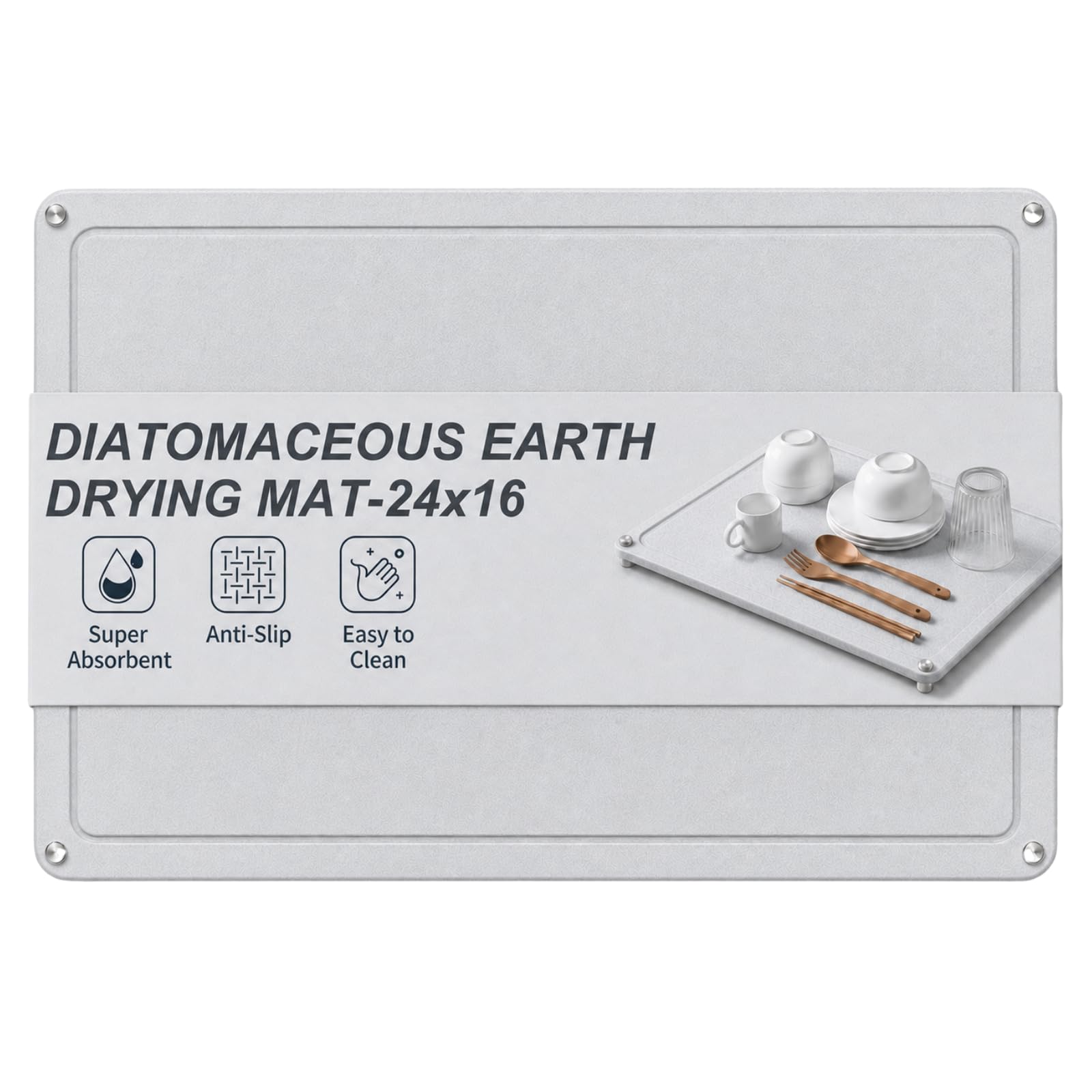 Diatomaceous Earth Dish Drying Mat