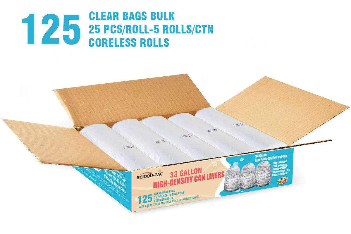 33 Gallon Trash Bags (125 Count)