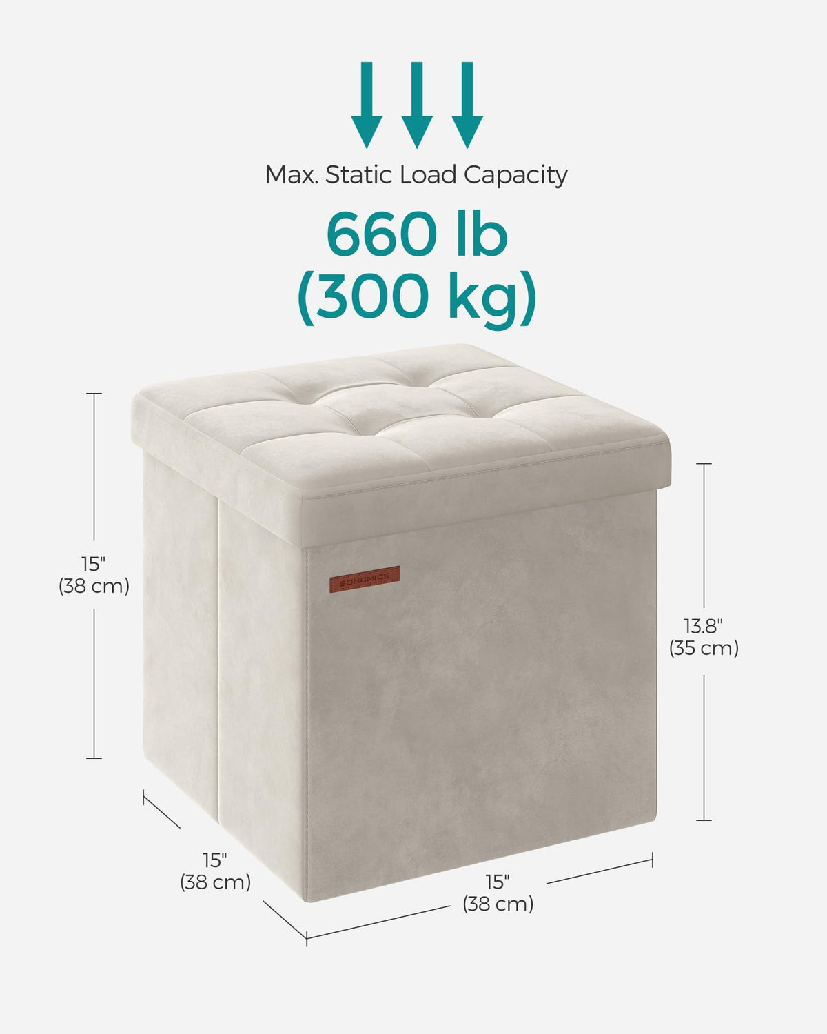 Small Storage Ottoman
