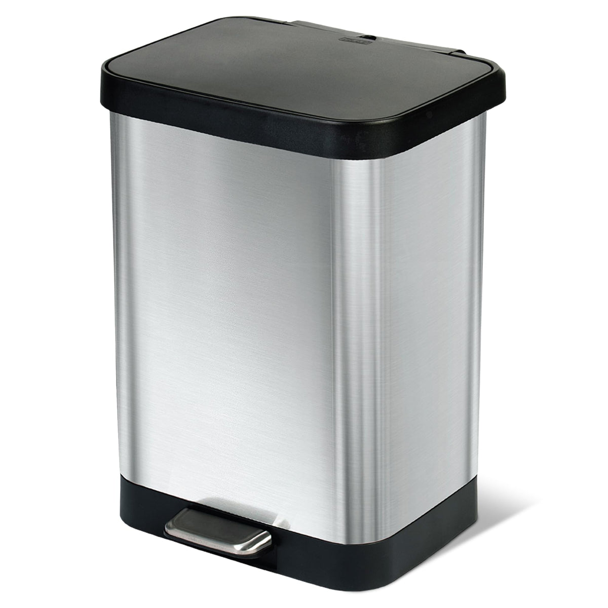 Stainless Steel Trash Can with Clorox Odor Protection
