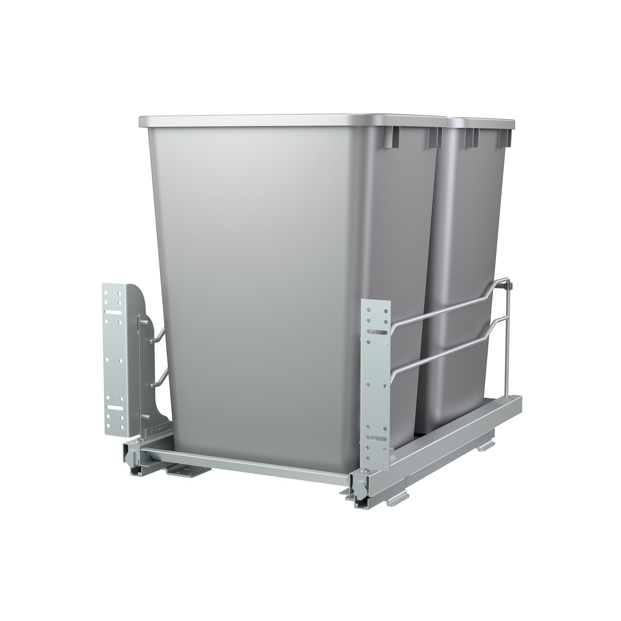 Double Pullout Trash Can w
