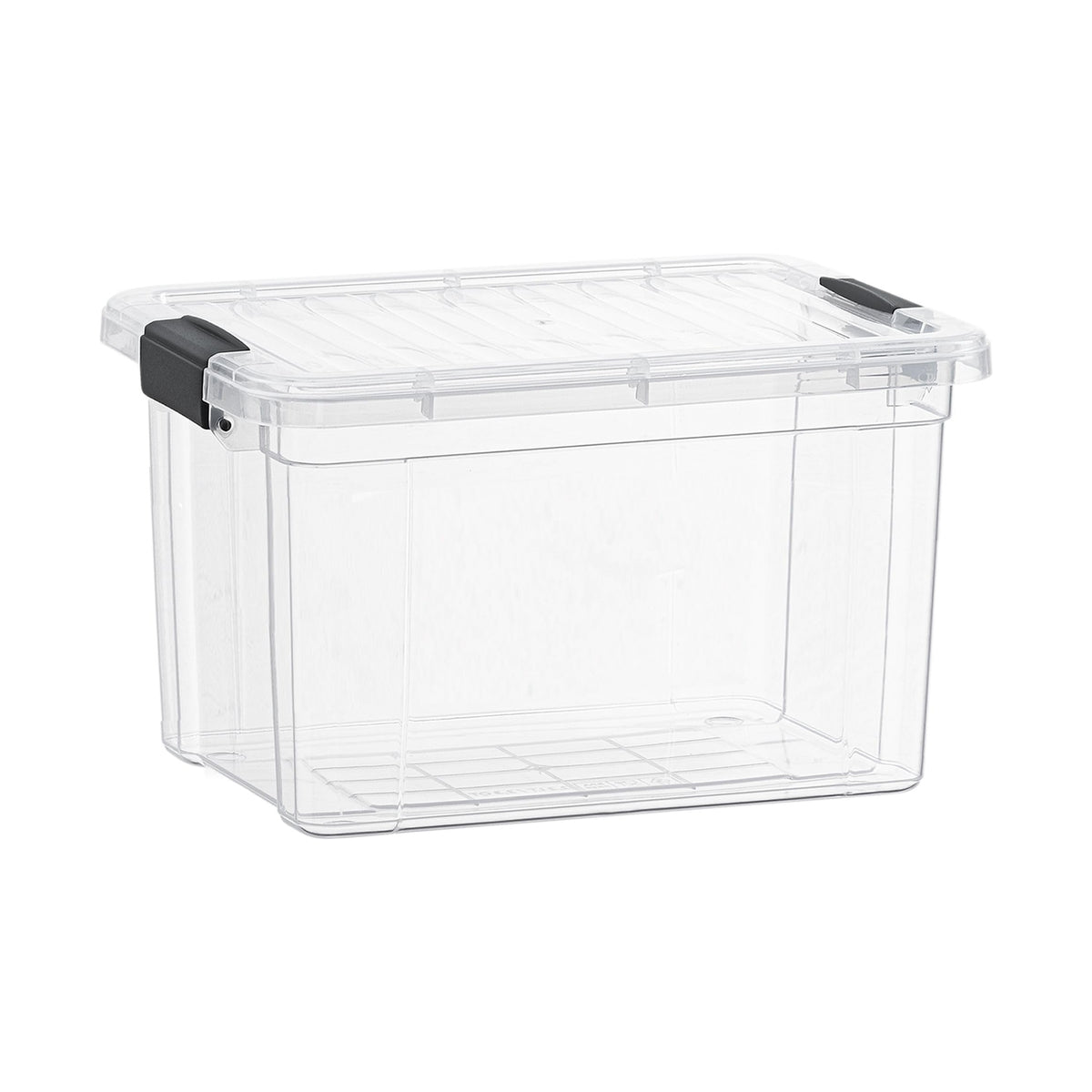 14.7 Quart Clear Plastic Storage Boxes with Lids