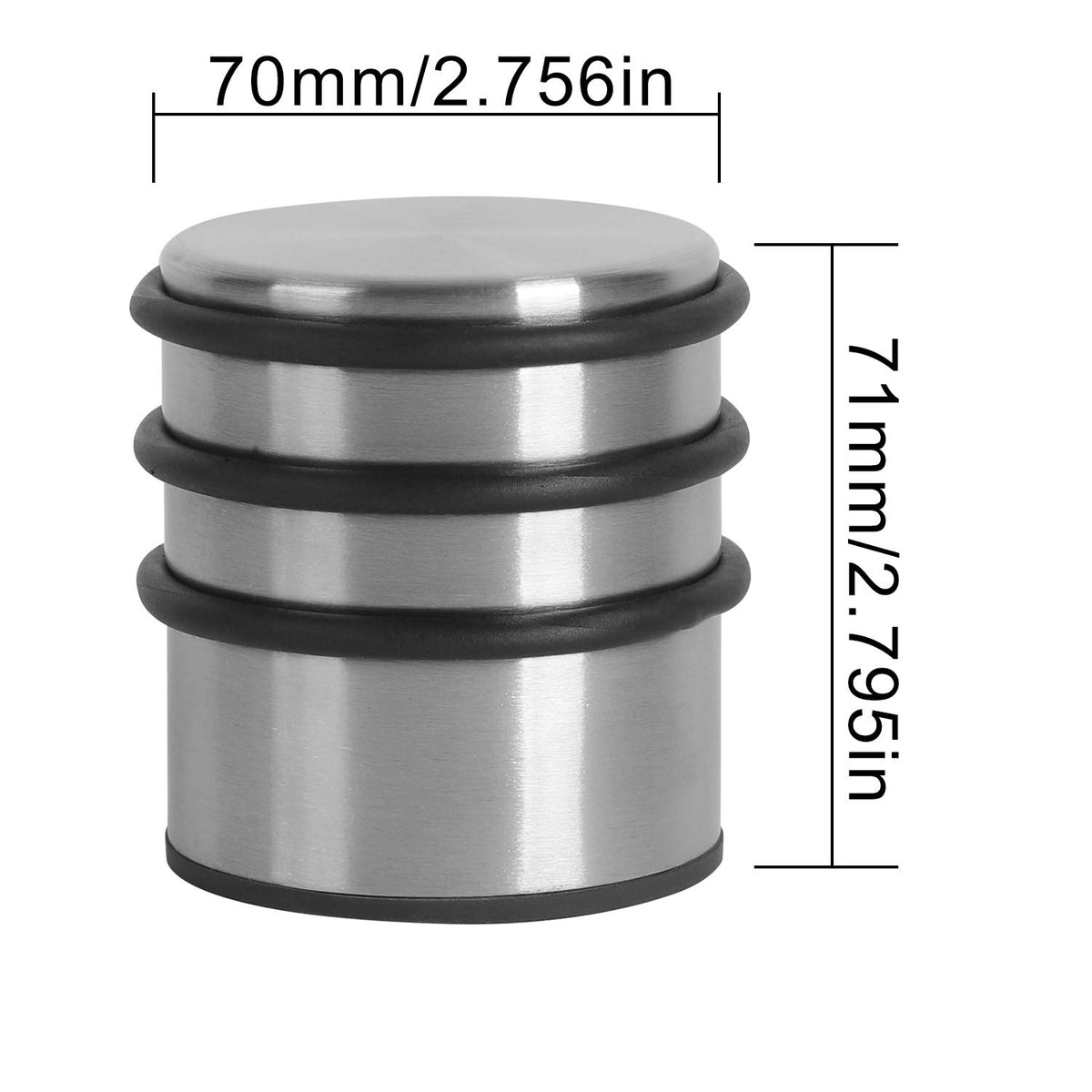 4 Packs Heavy Duty Door Stopper (4 Count)