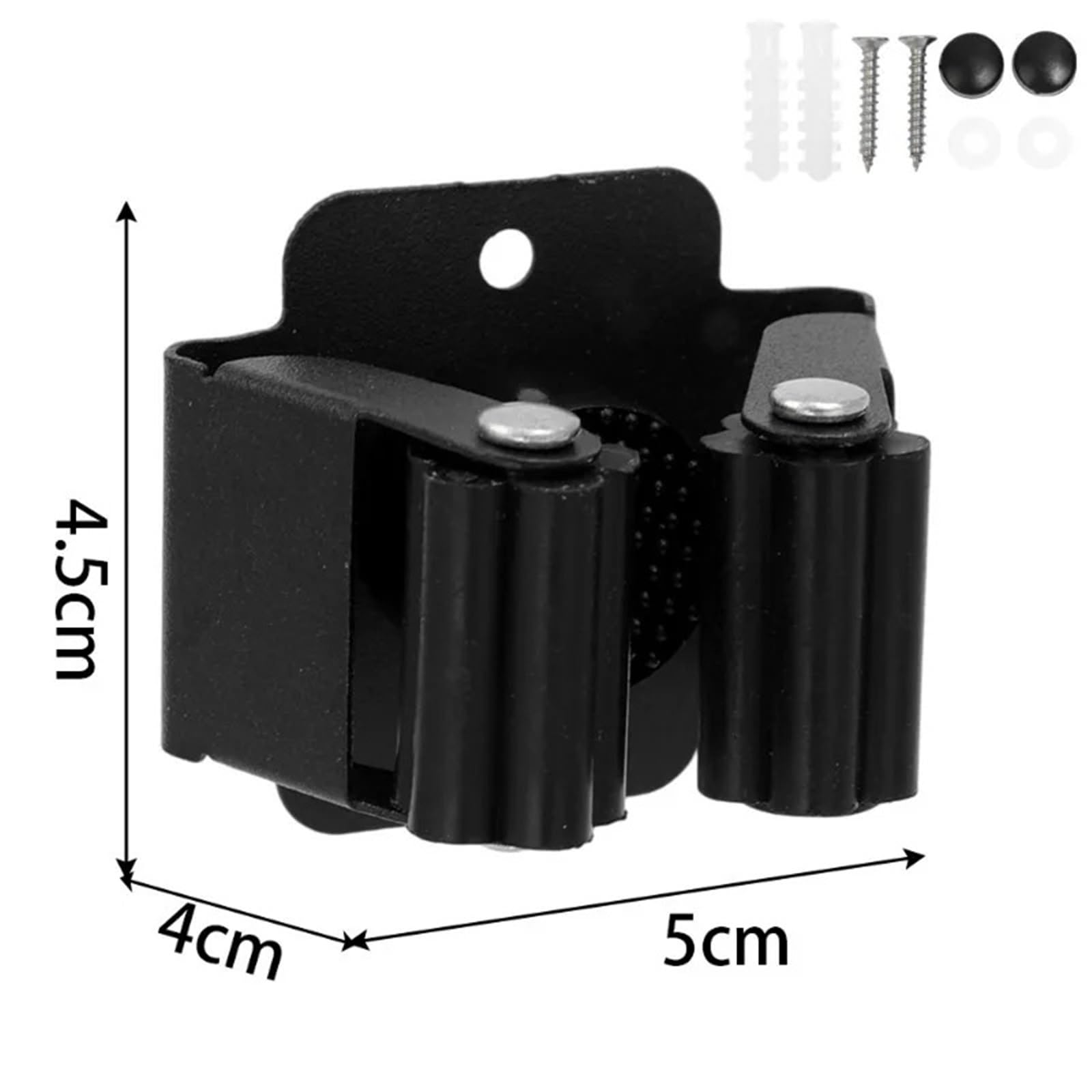 Broom Holder 18PCS Wall Mounted Mop Holder Multi