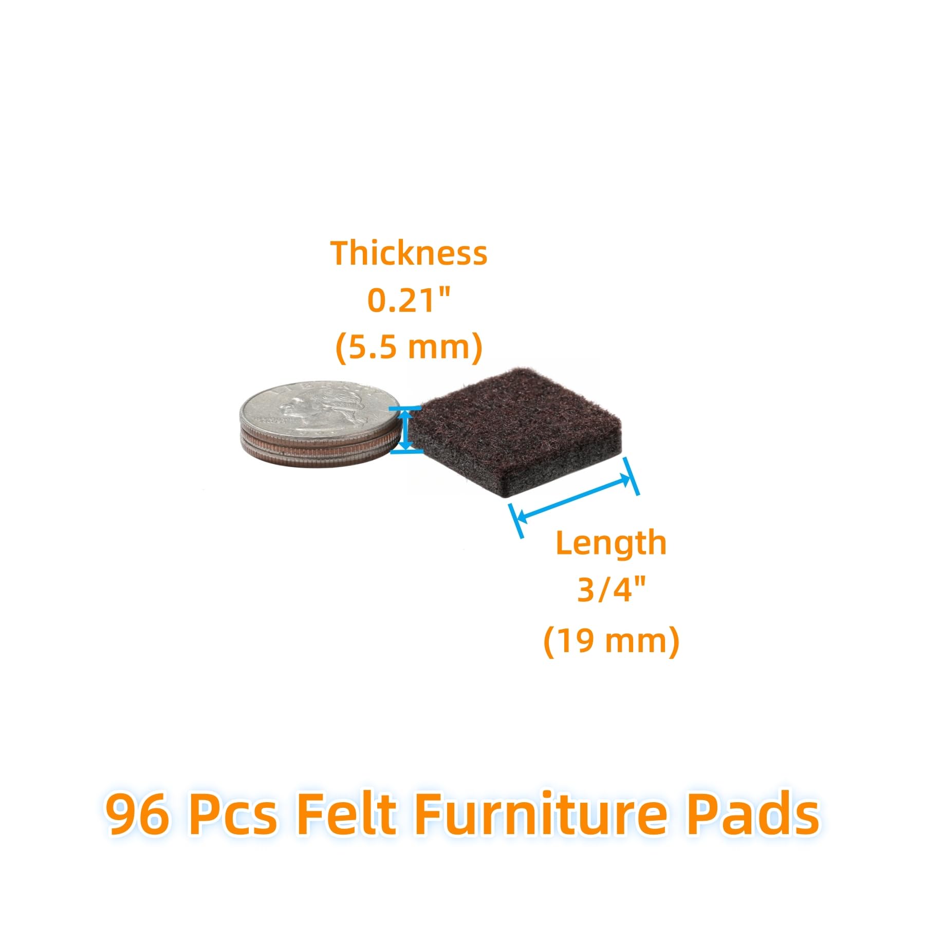 Felt Furniture Pads for Hardwood Floors (129 Count)