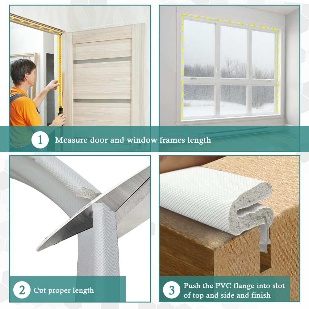 Kerf Weather Stripping for Door Seal Strip (26 Foot)