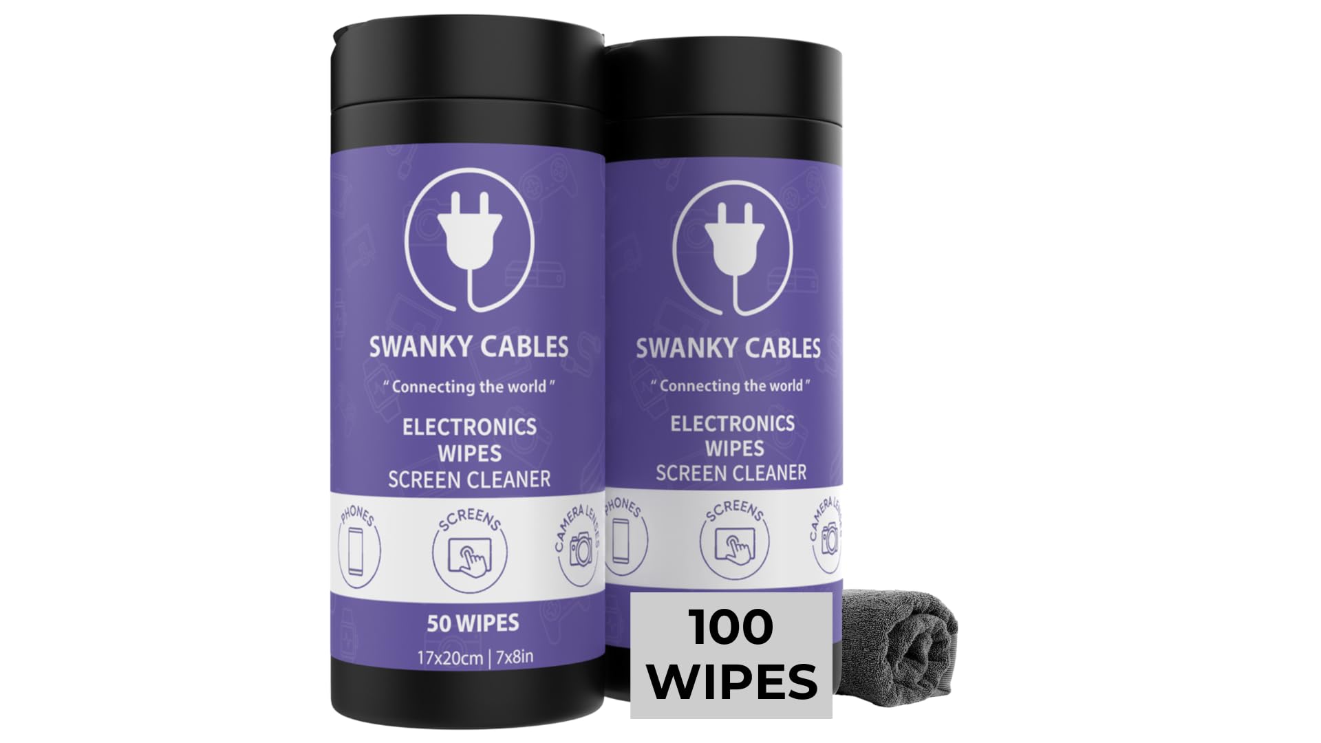 Screen Cleaner Wipes (100 Count)