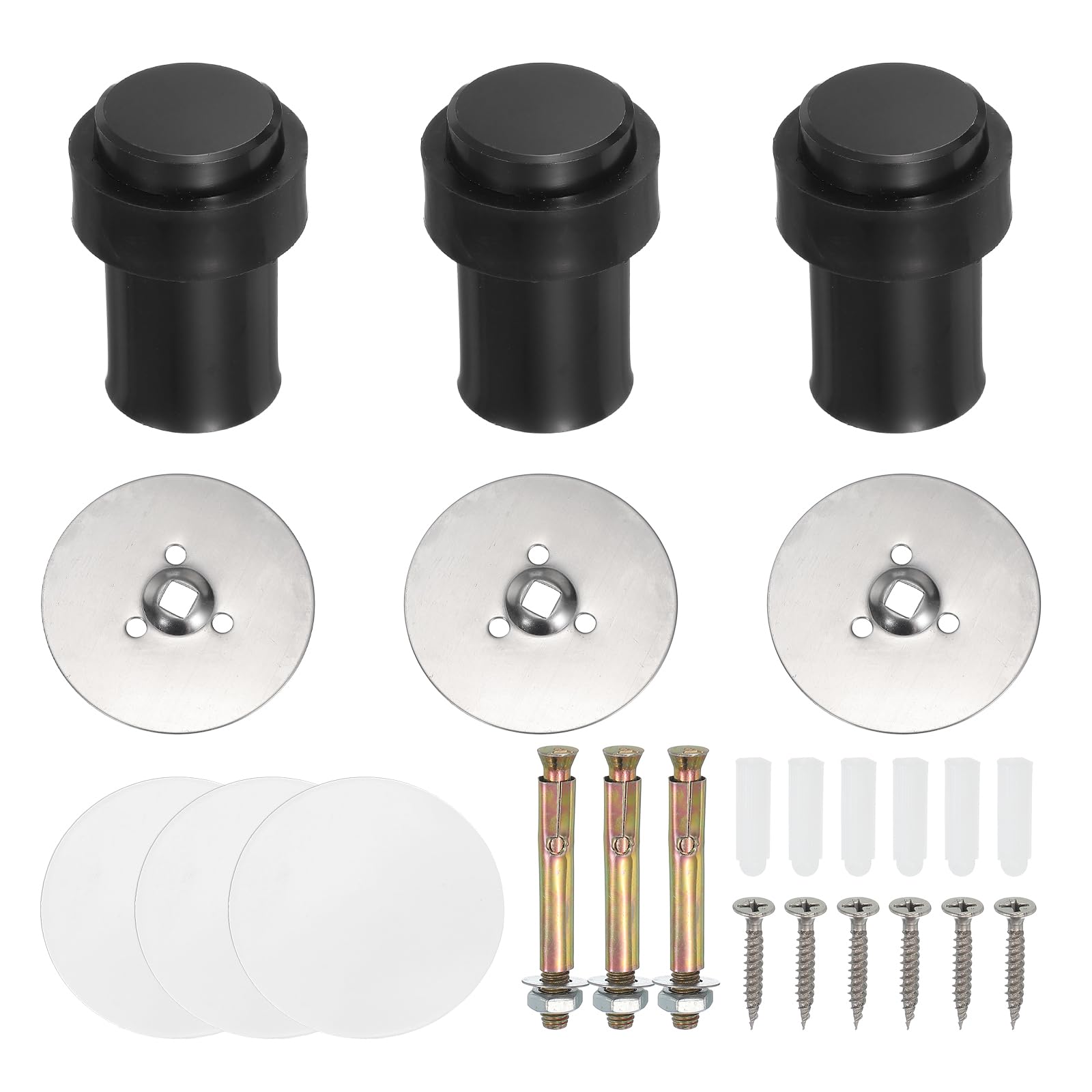 3Set Round Door Stoppers