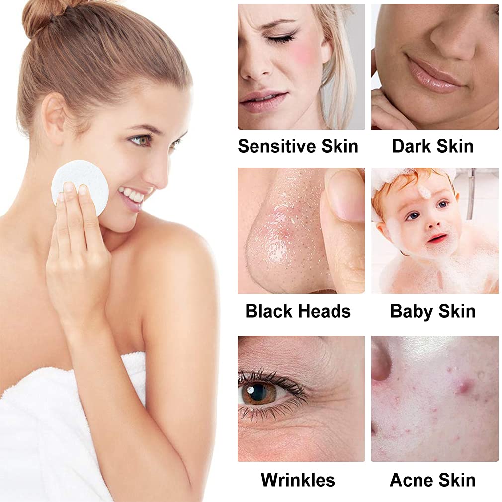 Facial Sponges 50 Count Compressed Spa Sponges for Face Clean