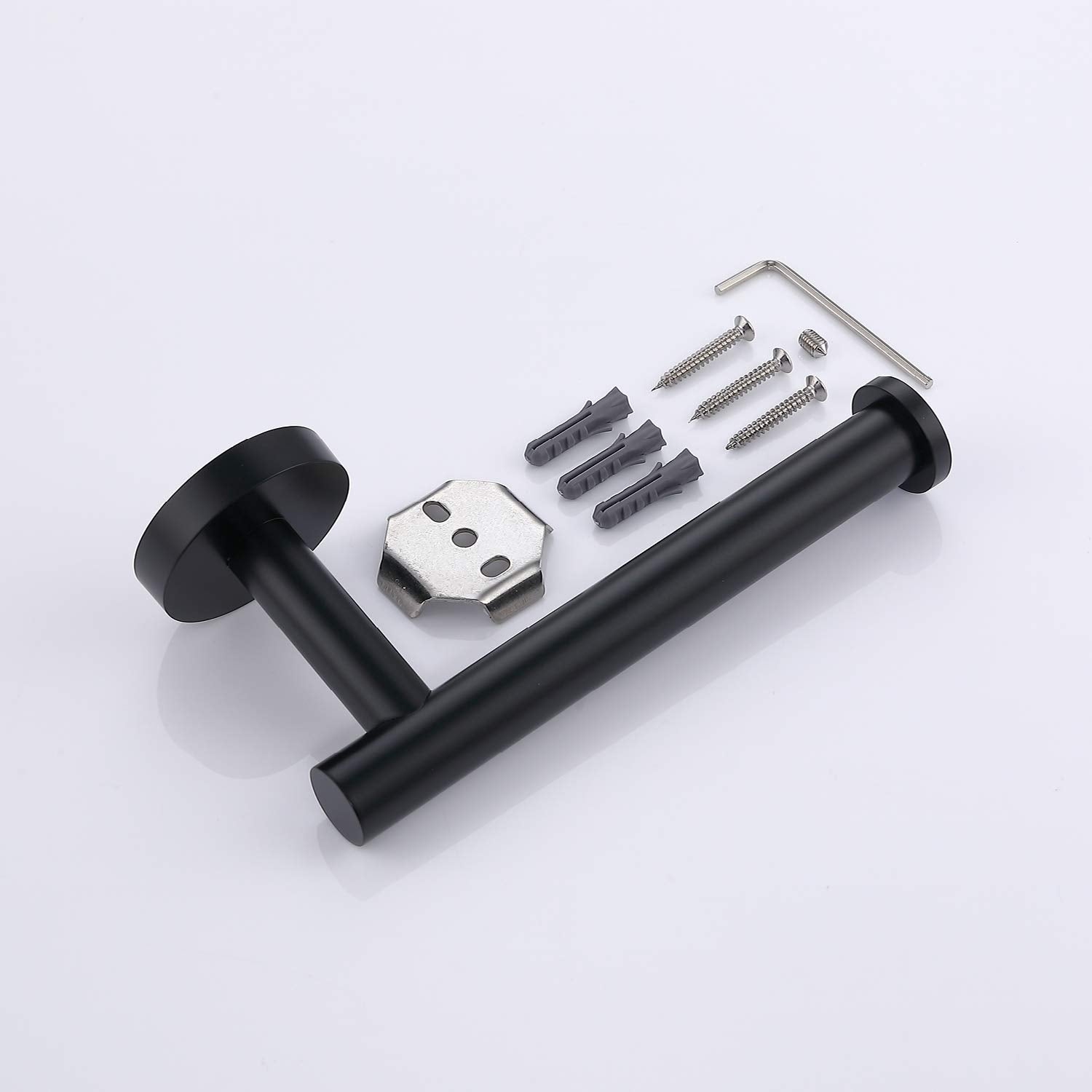 Matte Black Toilet Paper Holder SUS304 Stainless Steel