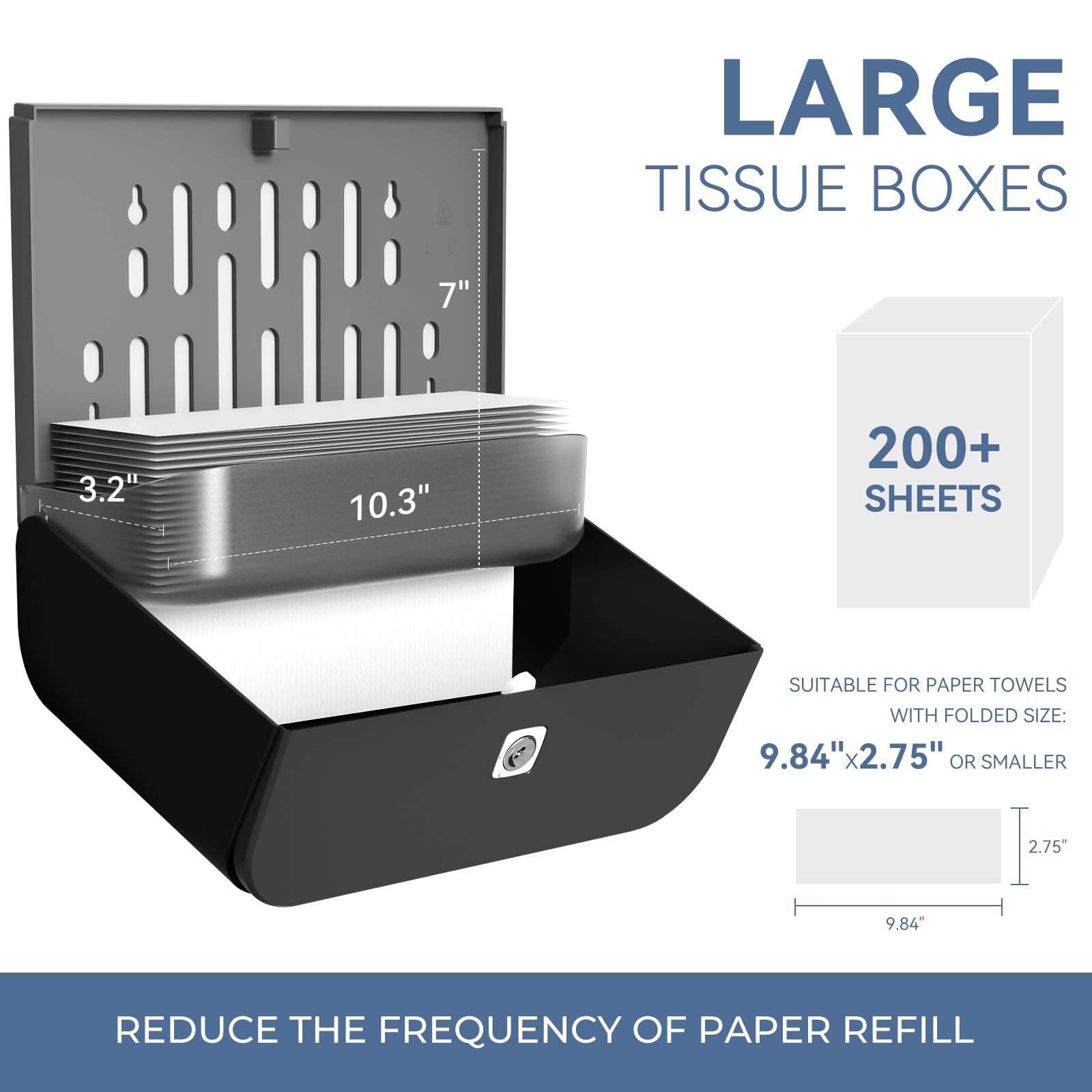 Commercial Paper Towel Dispenser Wall Mount C