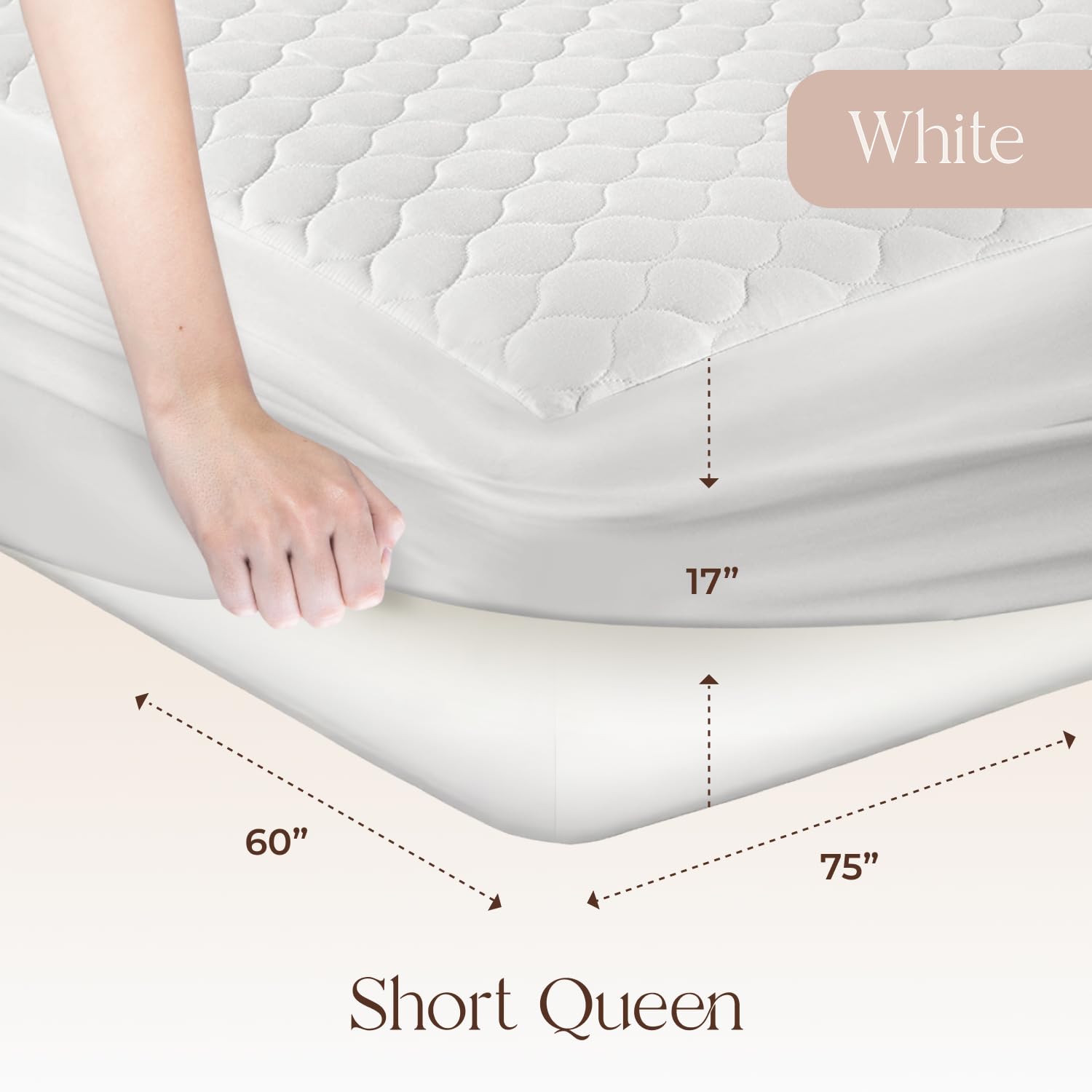 100% Cotton Organic Mattress Pad
