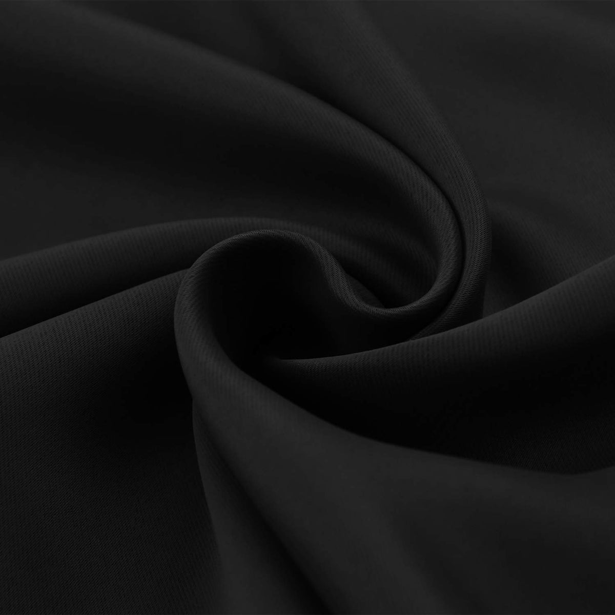 Black Blackout Curtains 40 Inches Long for Kitchen Window 2 Panels (2 Count)