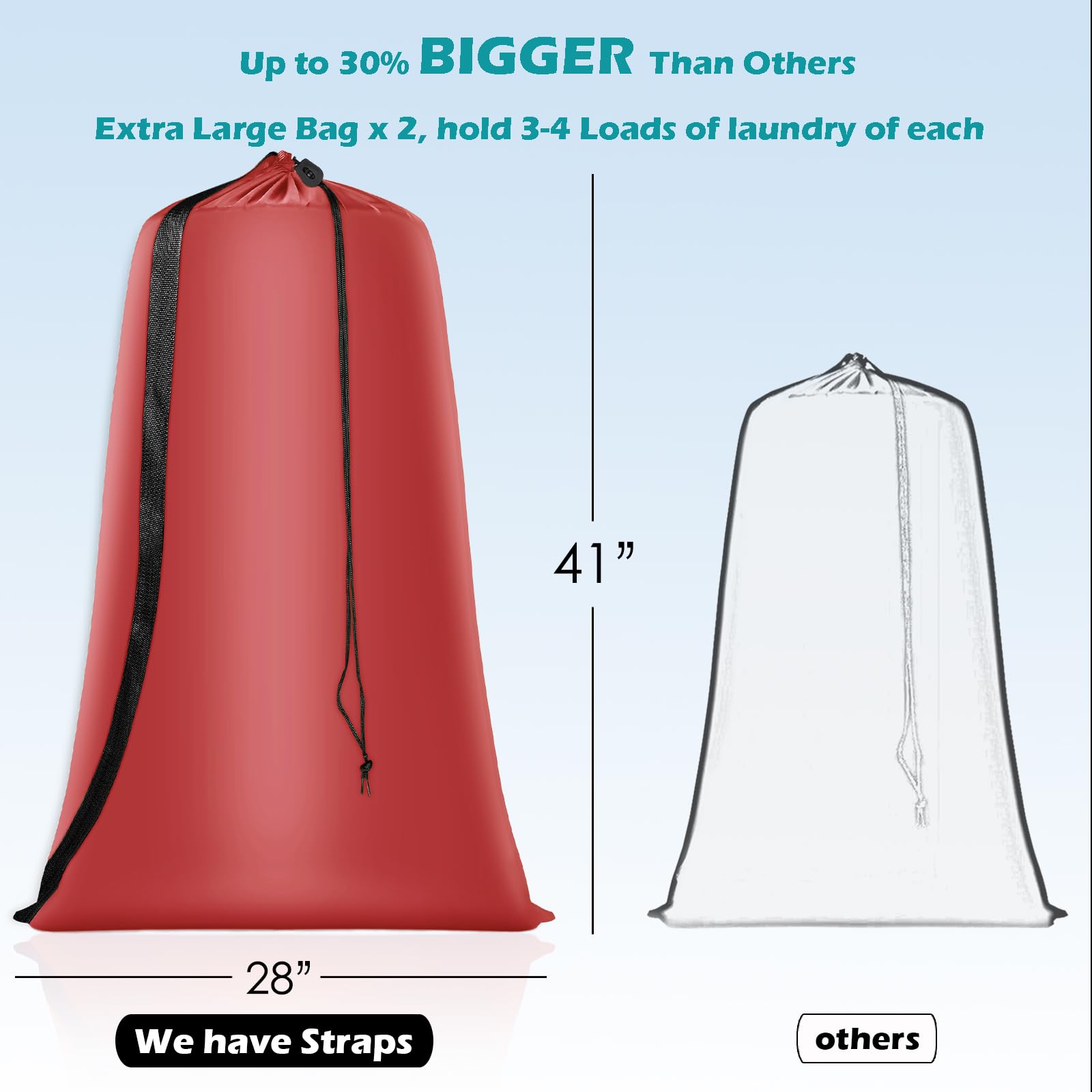 Heavy Duty Laundry Bag (2 Count)