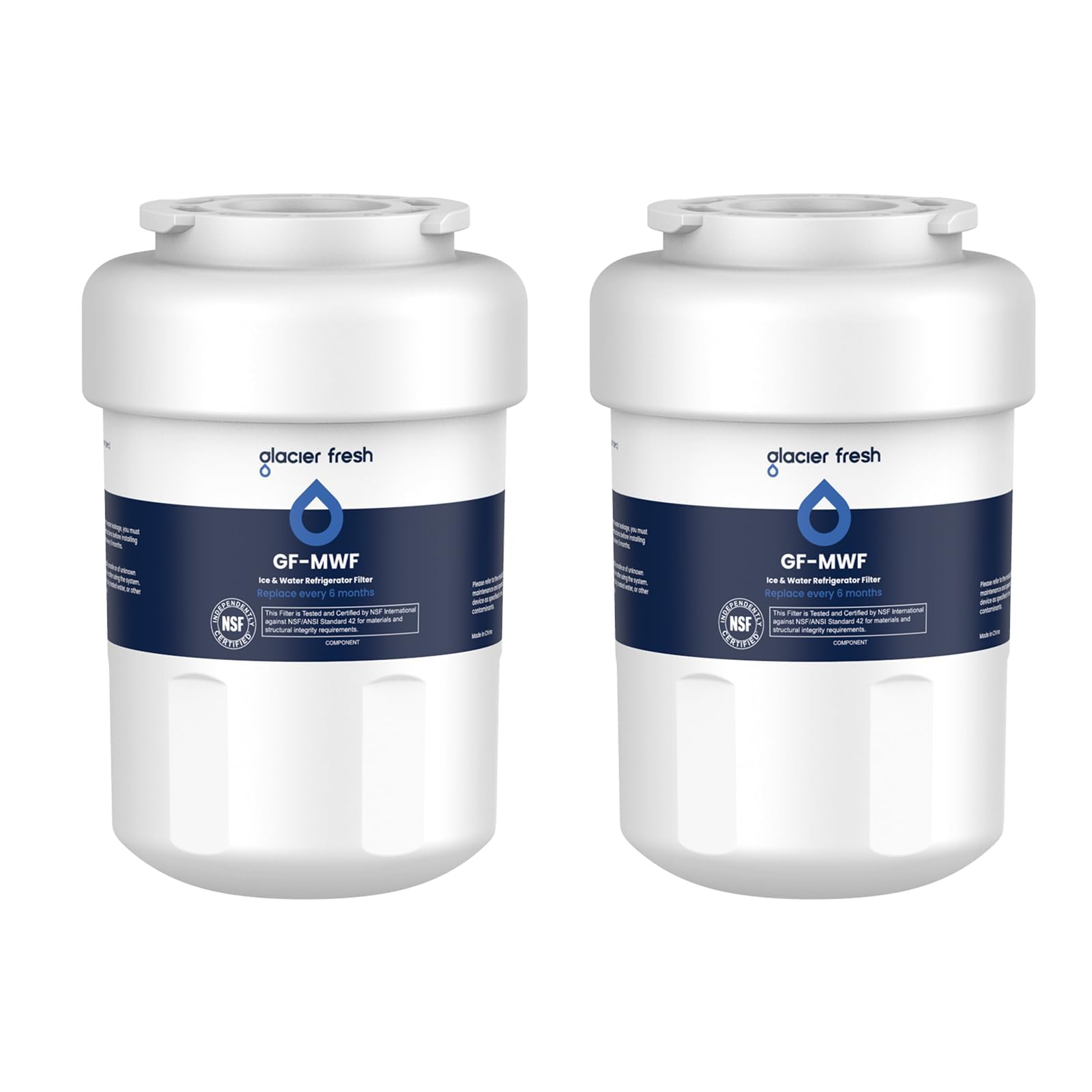MWF Refrigerator Water Filter Compatible with GE (2 Count)