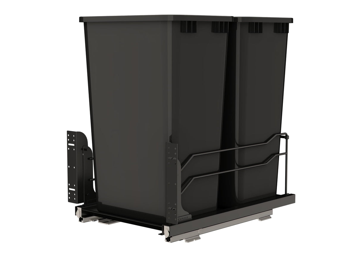 Double Pullout Trash Can w