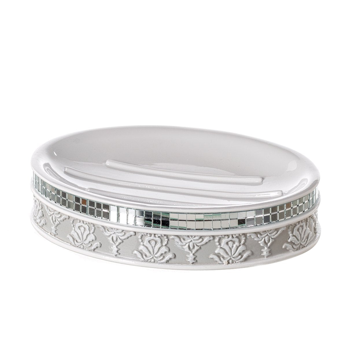 Mirror Damask Soap Dish for Bathroom