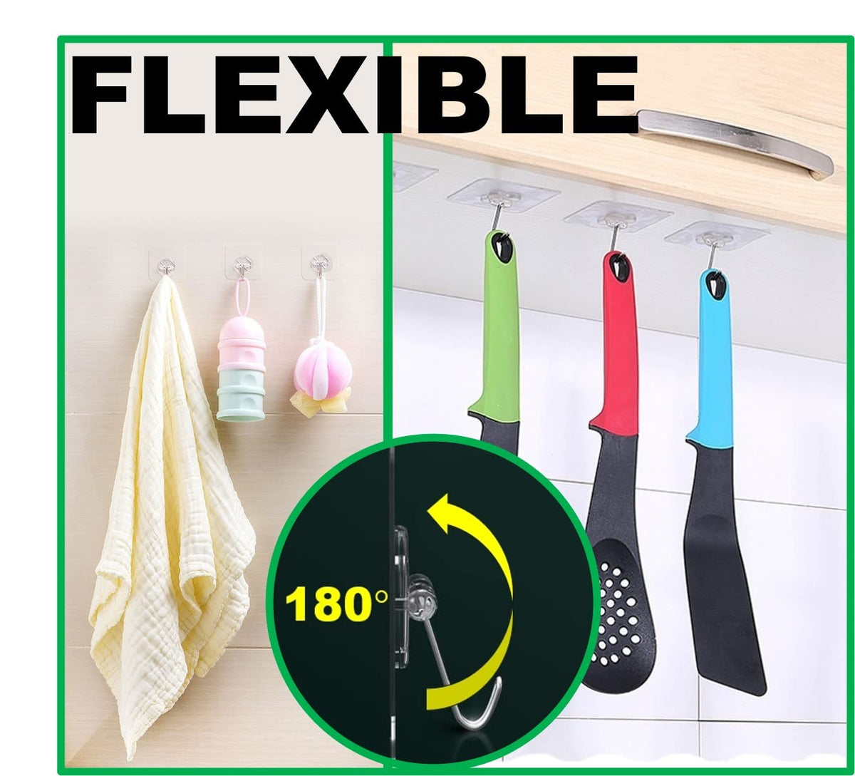 Adhesive Hooks (40 Count)