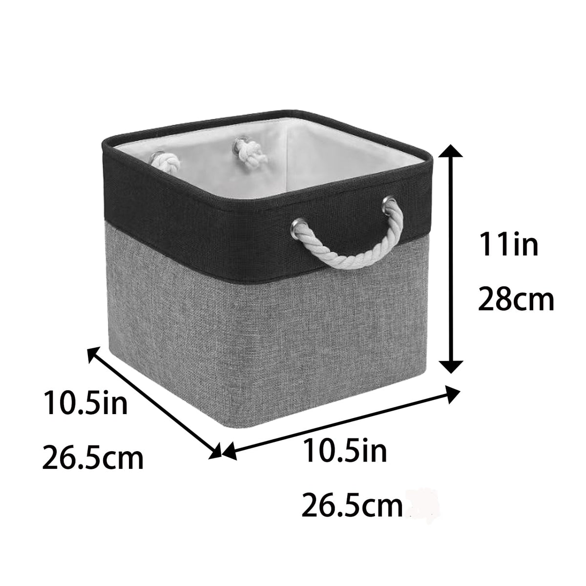 Cube Storage Bins (6 Count)