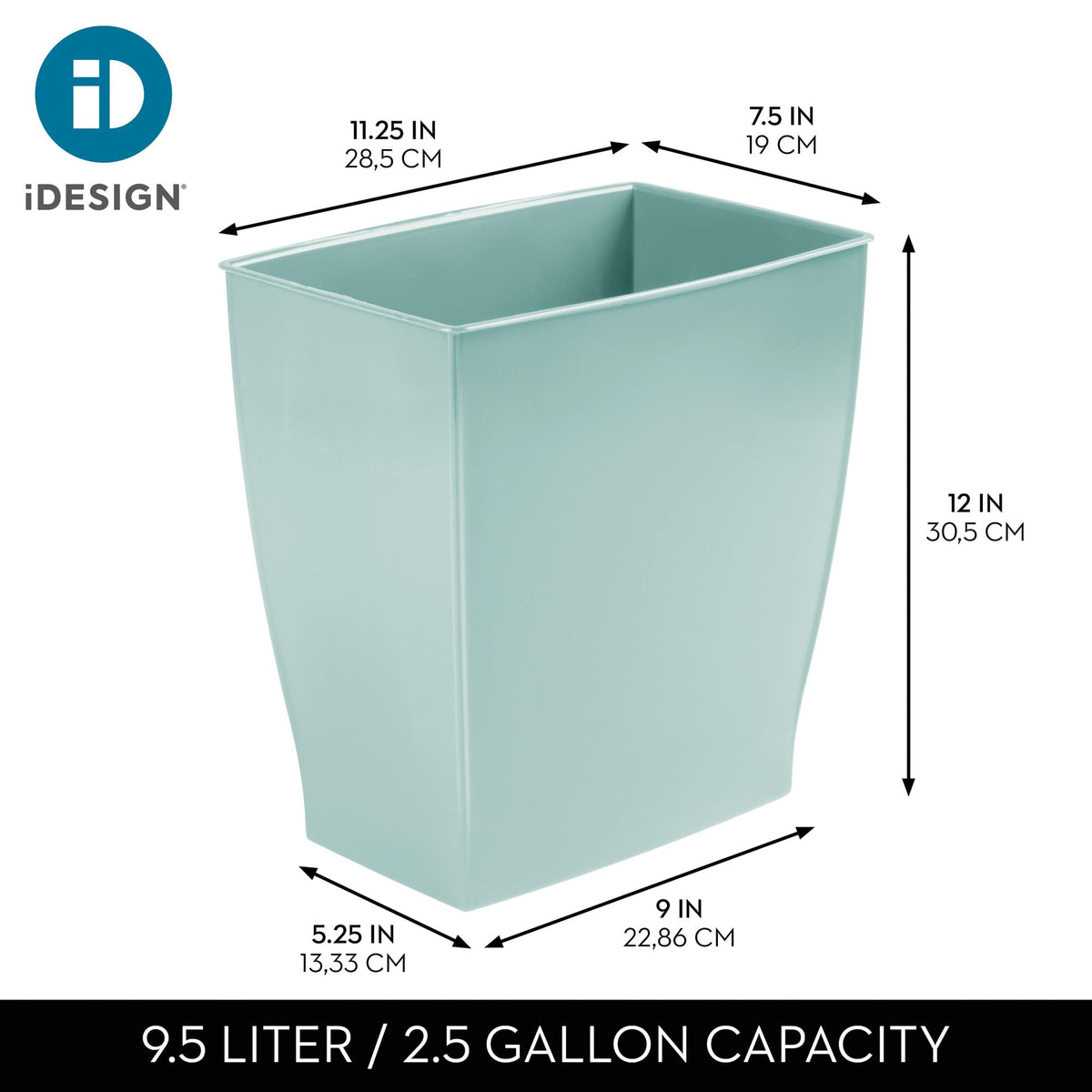 Small Plastic Bathroom Trash Can