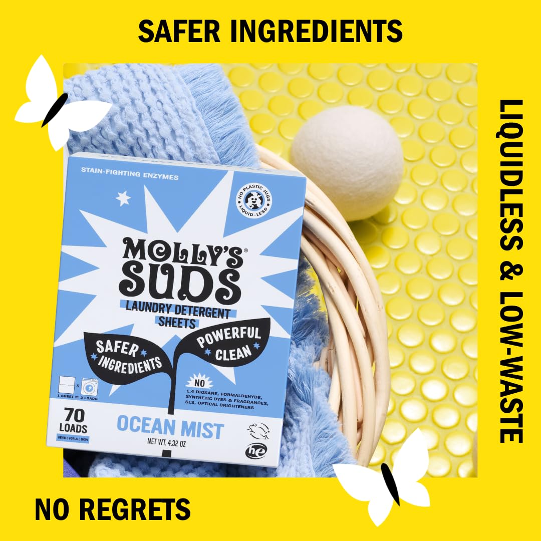 Molly’s Suds Laundry Detergent Sheets (120 Count)