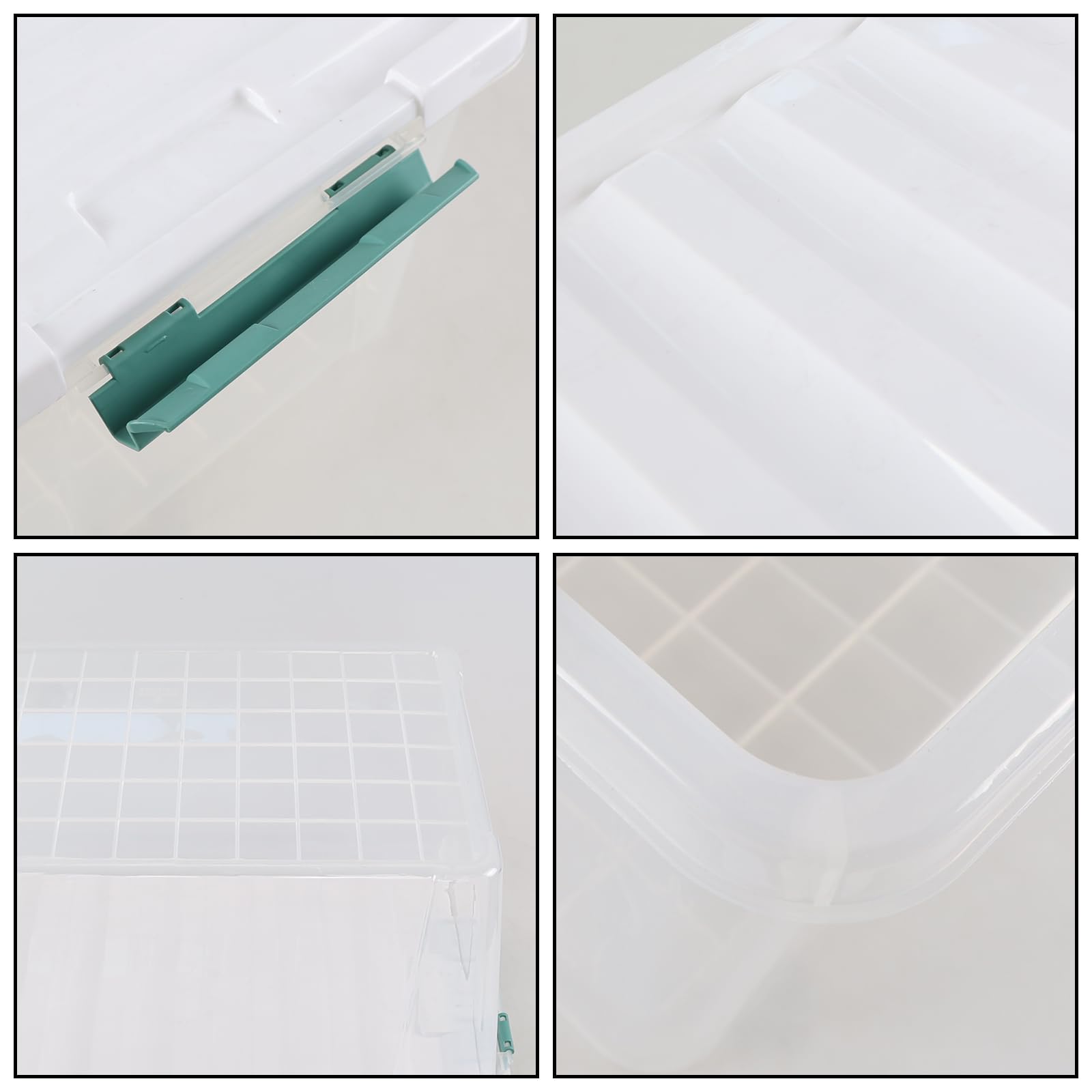 35 Quart Clear Large Storage Box (6 Count)