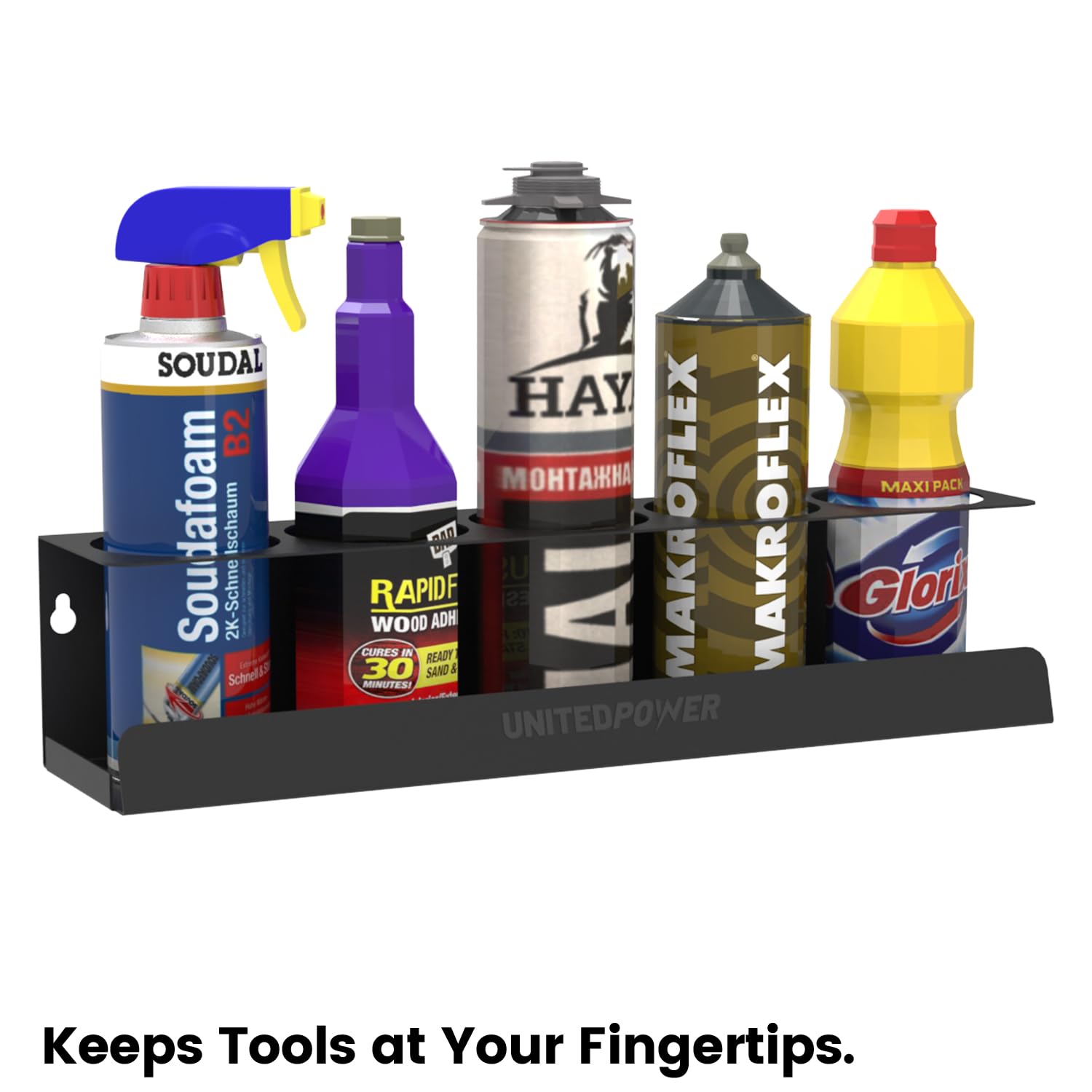 5 Aerosol Spray Can Holder