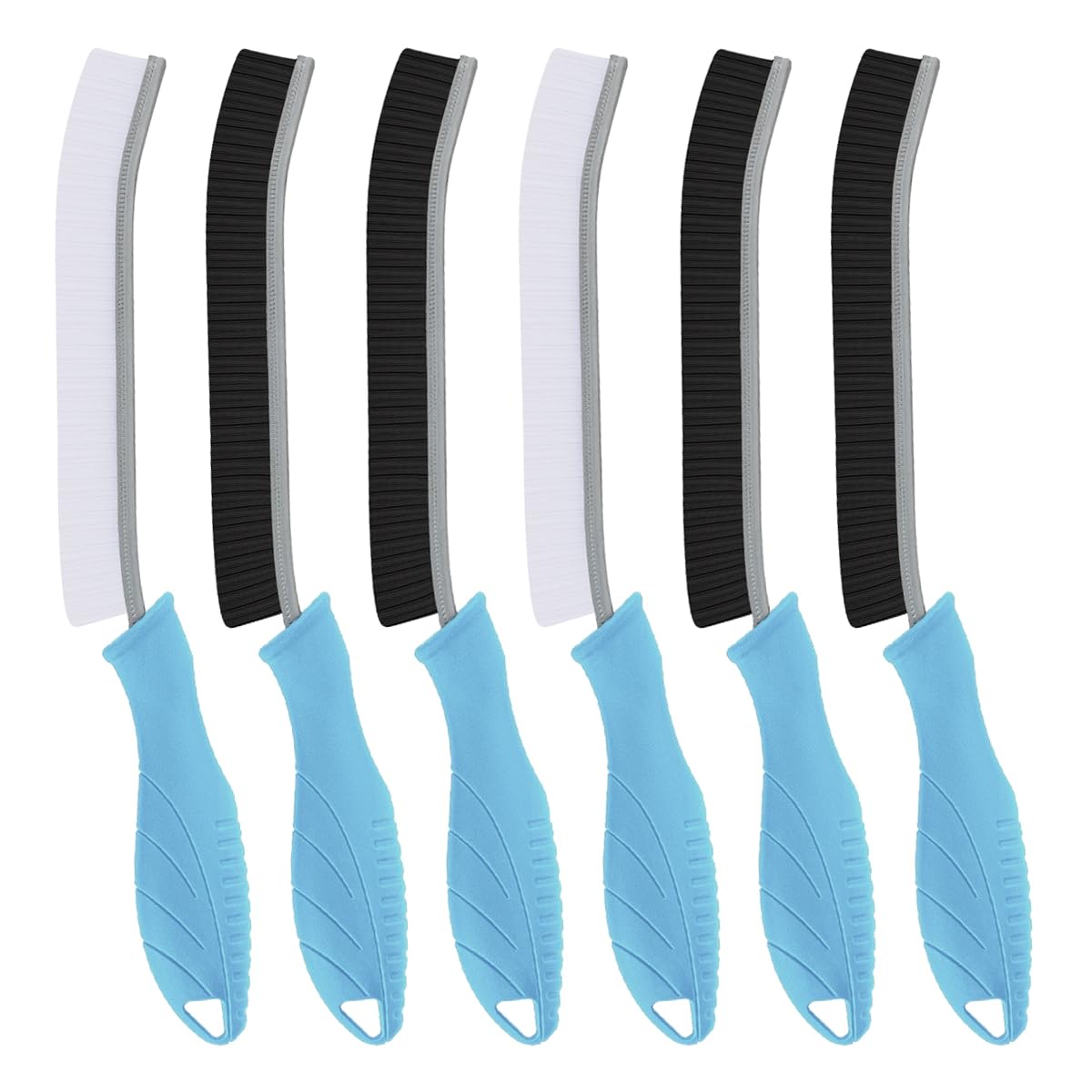6Pcs Hard Bristle Crevice Cleaning Brush (3 Count)