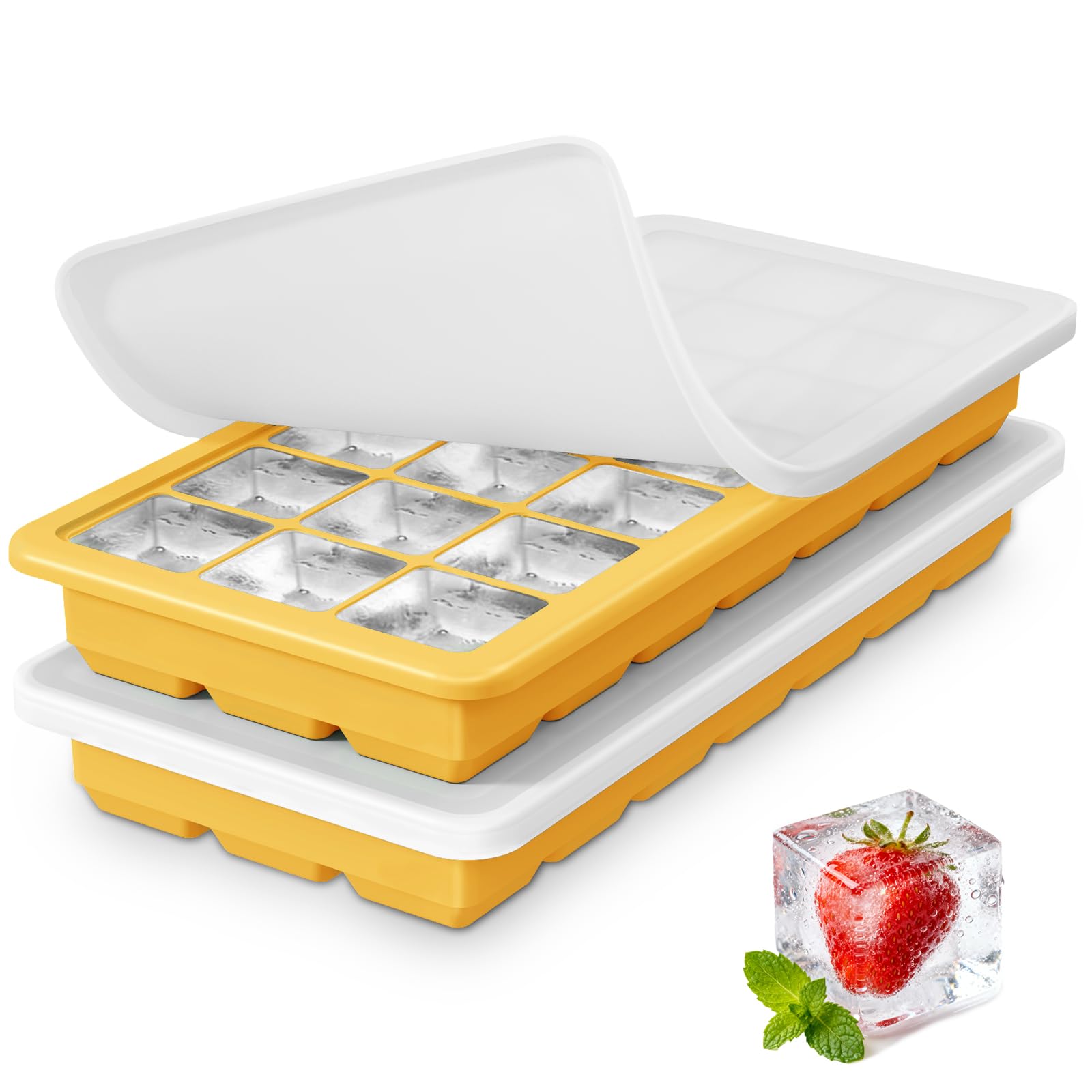 Silicone Ice Cube Trays 42cubes (2 Count)