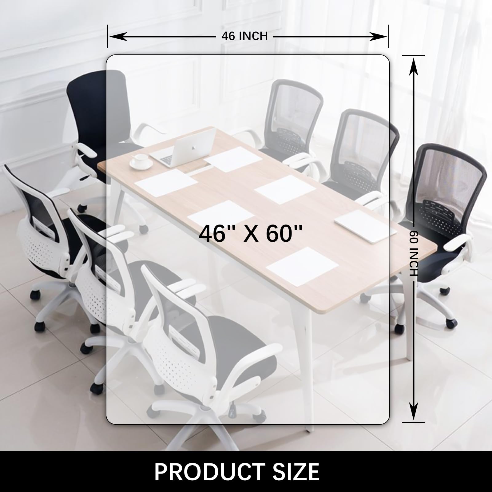 Clear Chair mat for Hardwood Floor