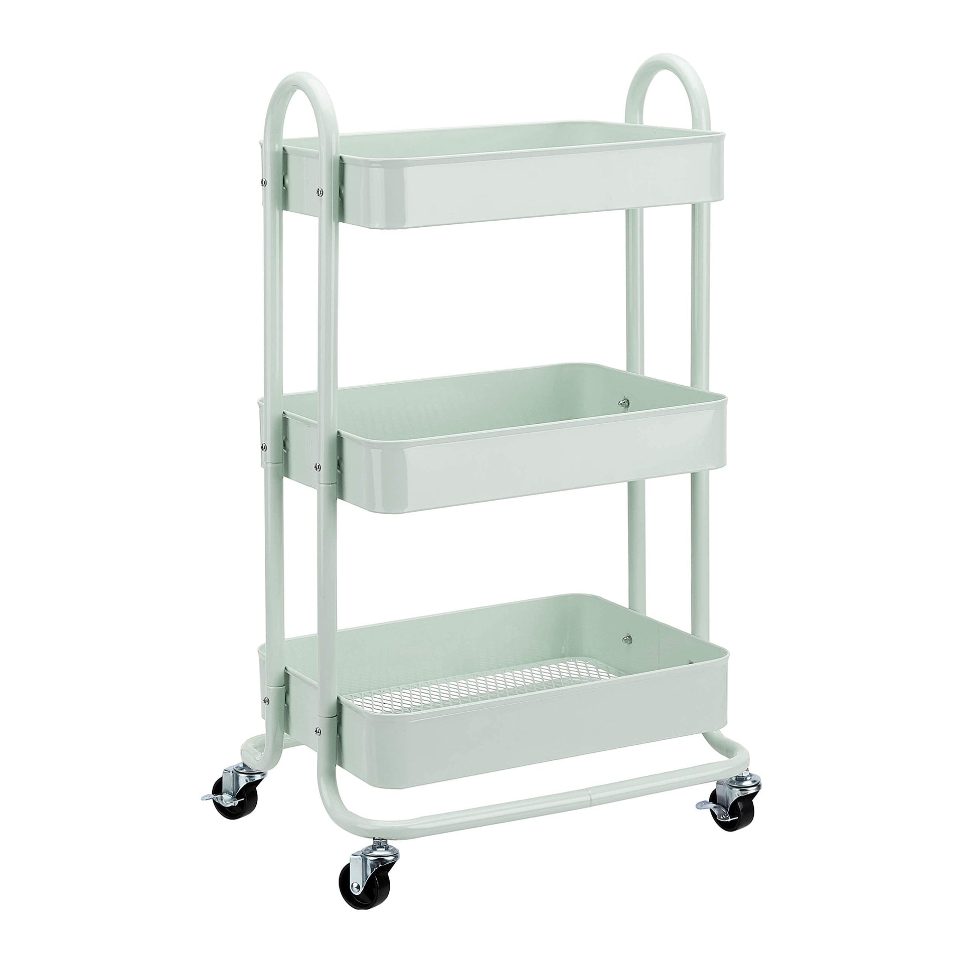 3 Tier Metal Rolling Utility Cart