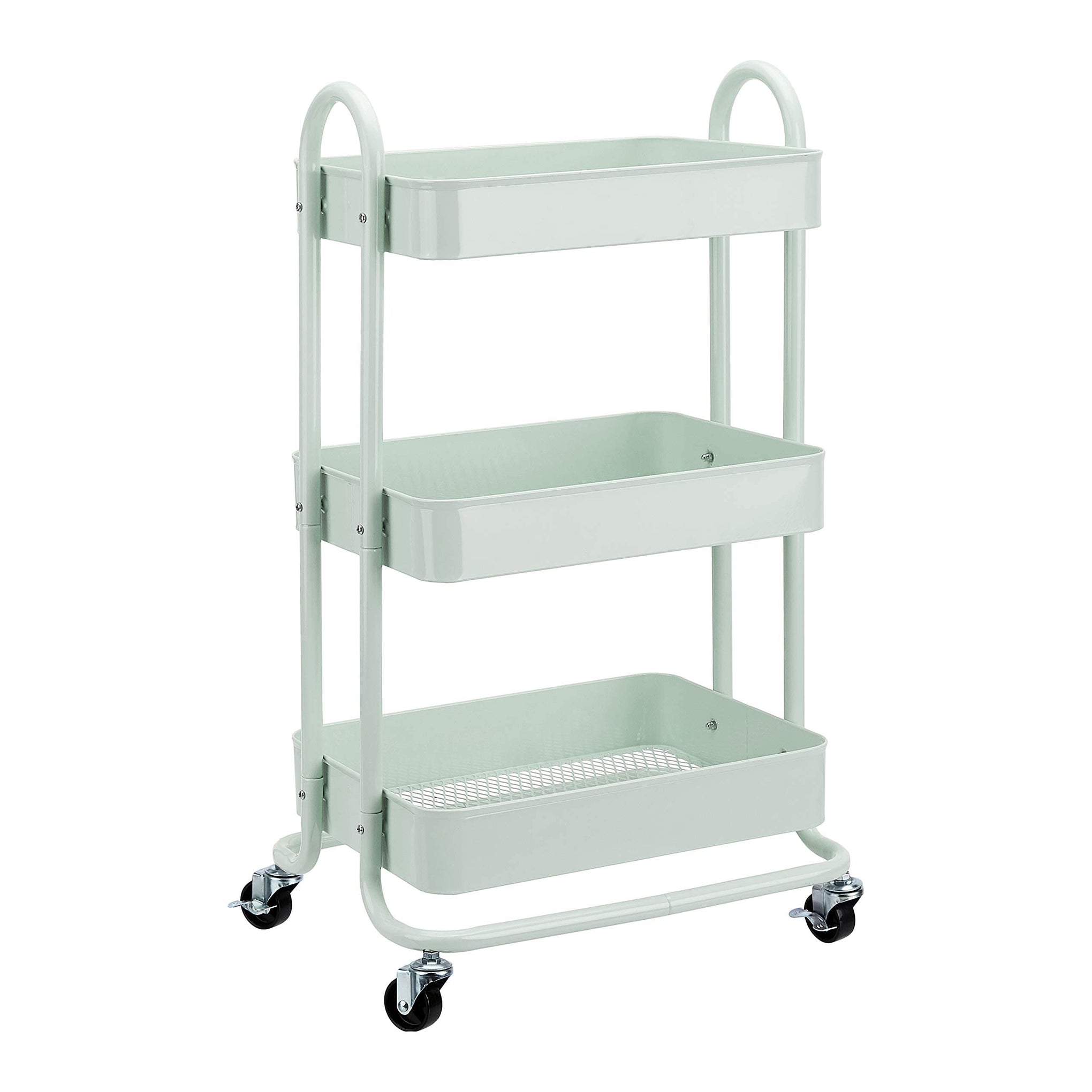 3 Tier Metal Rolling Utility Cart