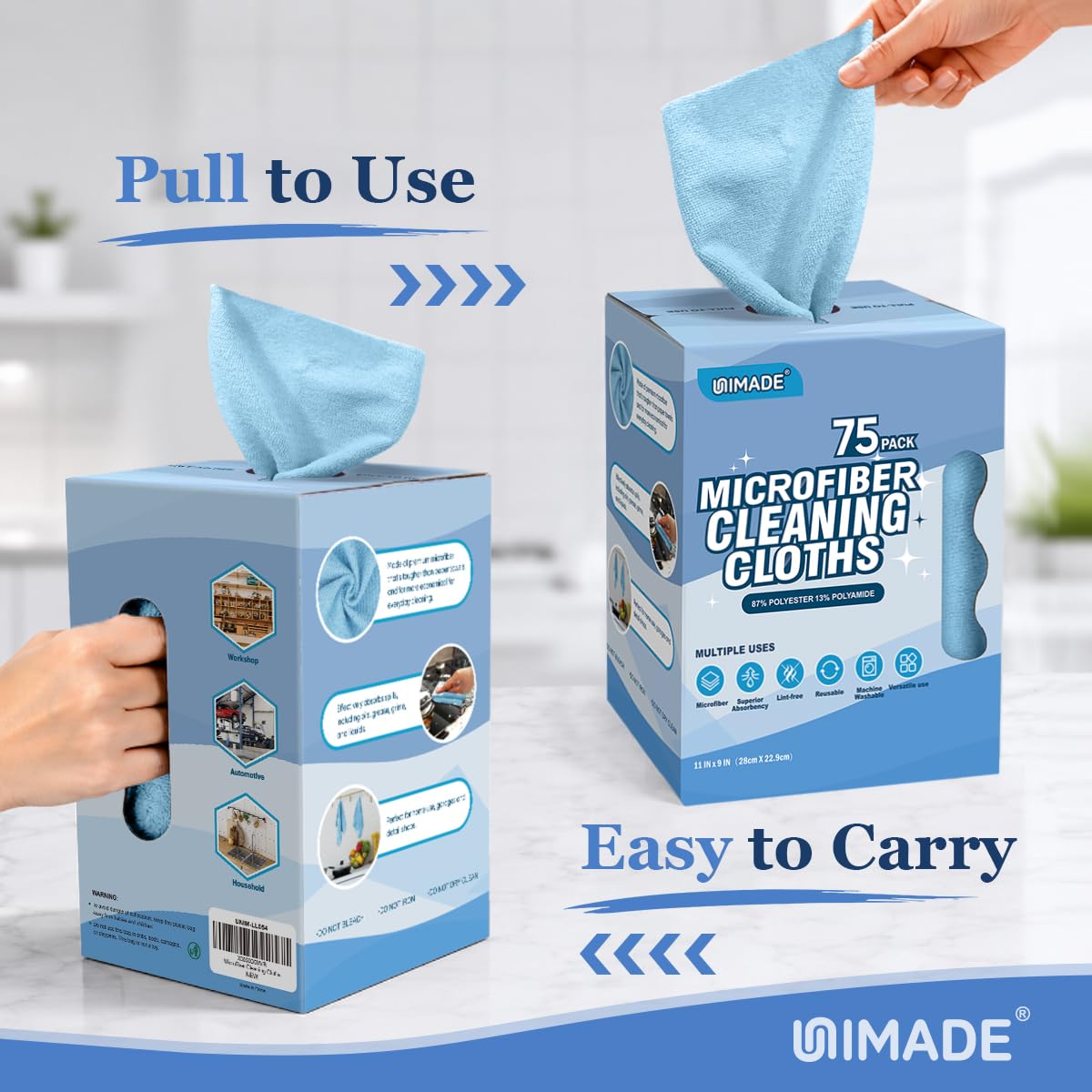 Microfiber Cleaning Cloth (75 Count)