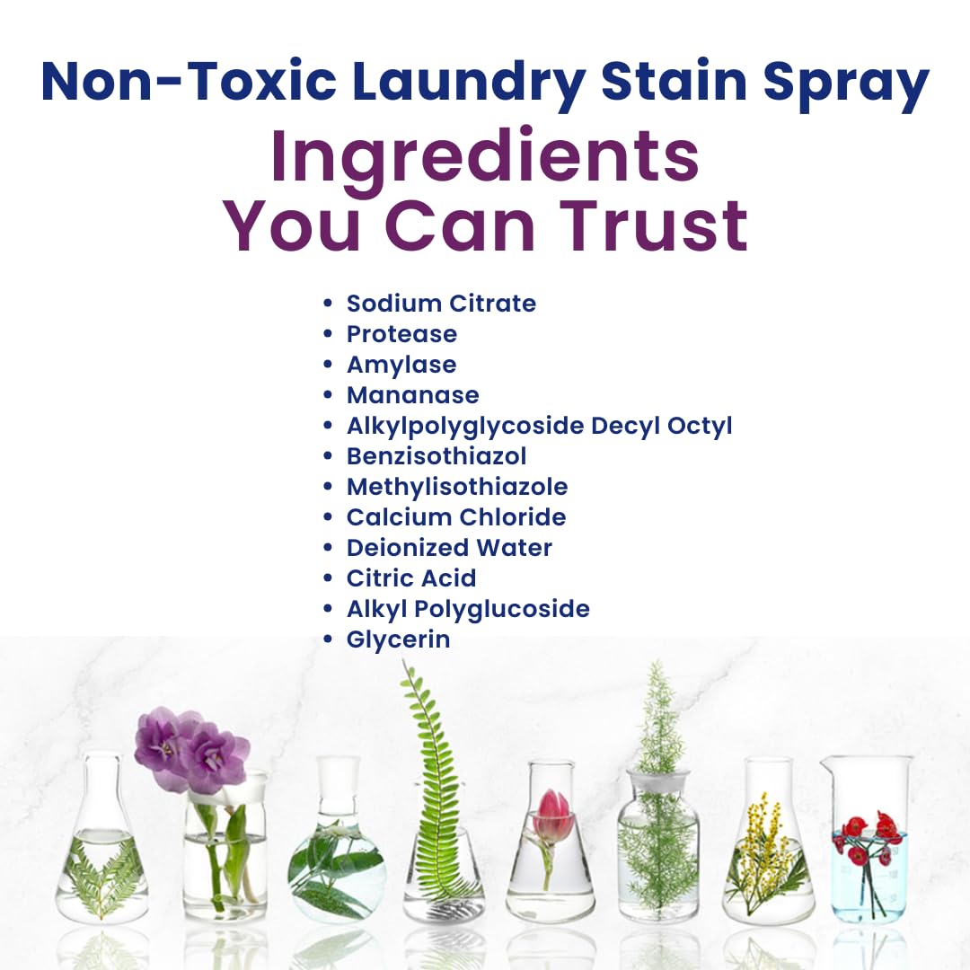 Laundry Stain Remover Spray for Clothes (3 Fl Oz)