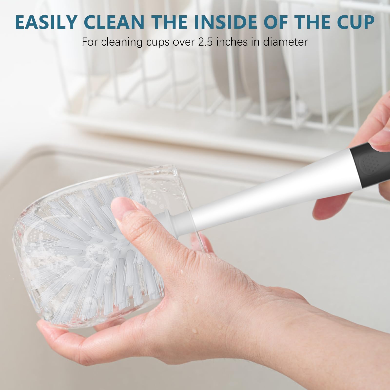 Dish Brush Set of 3 with Bottle Brush (3 Count)