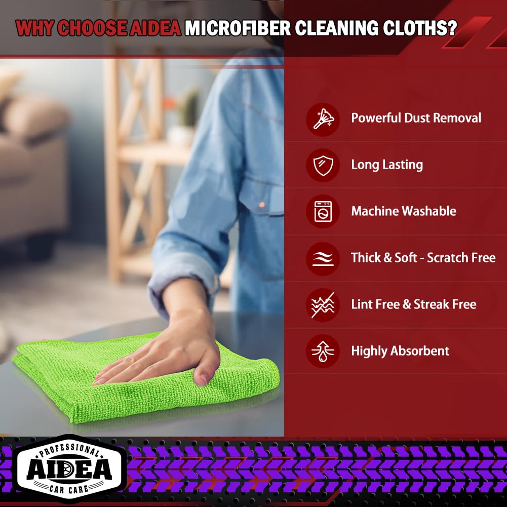 Microfiber Cleaning Cloth (10 Count)
