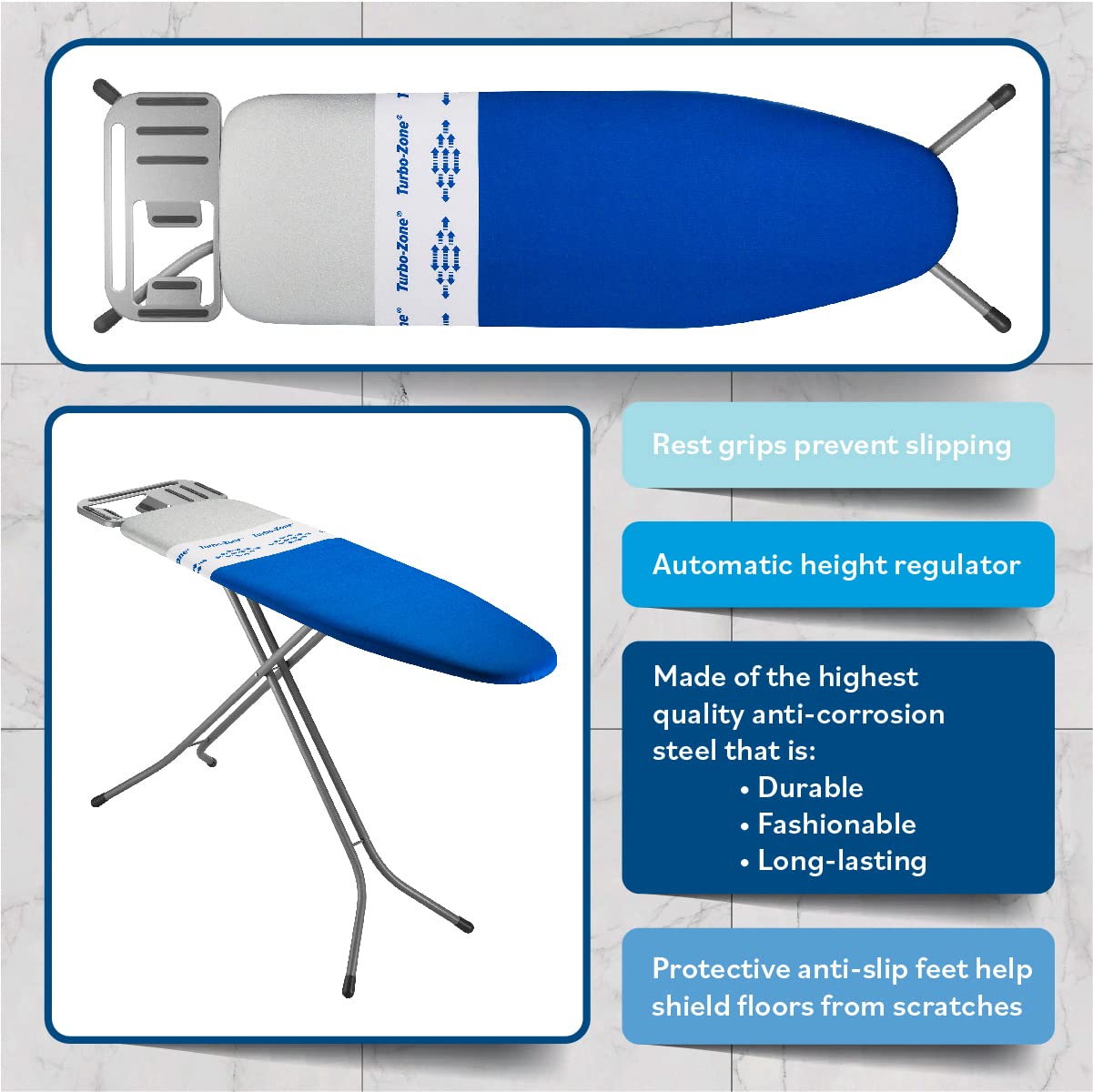 Heavy Duty Ironing Board 48x15