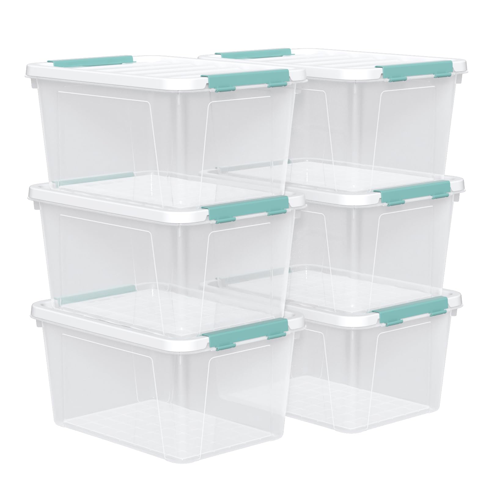 20 Quart Clear Latching Container Box