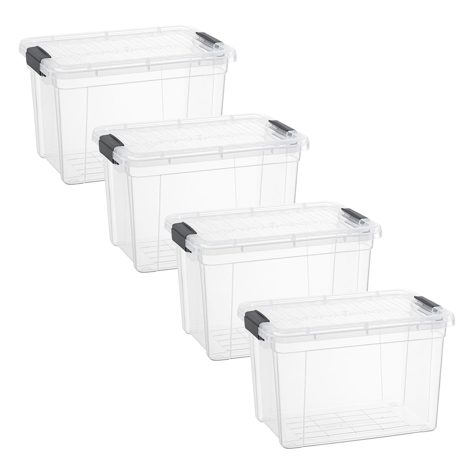 Clear Storage Boxes with Lids