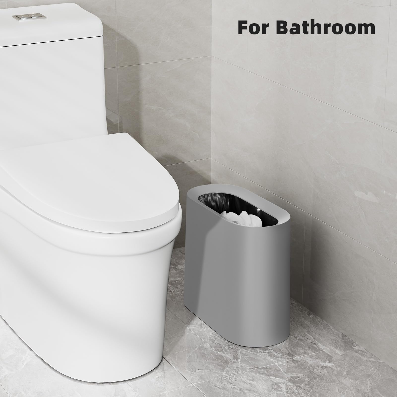 2.3 Gal Bathroom Trash Can