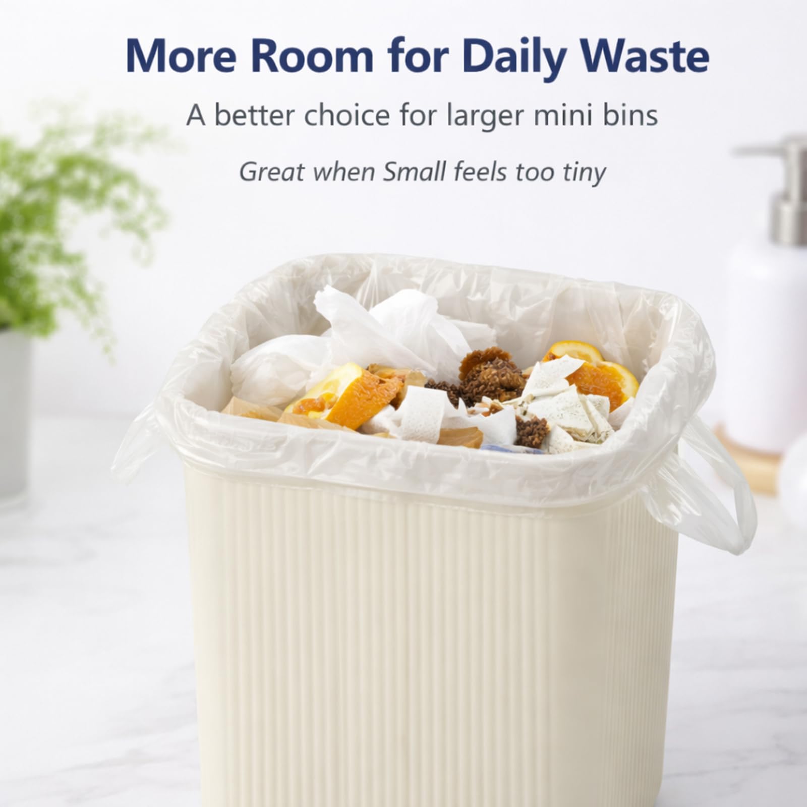 Medium Mini Trash Bags 200 Count