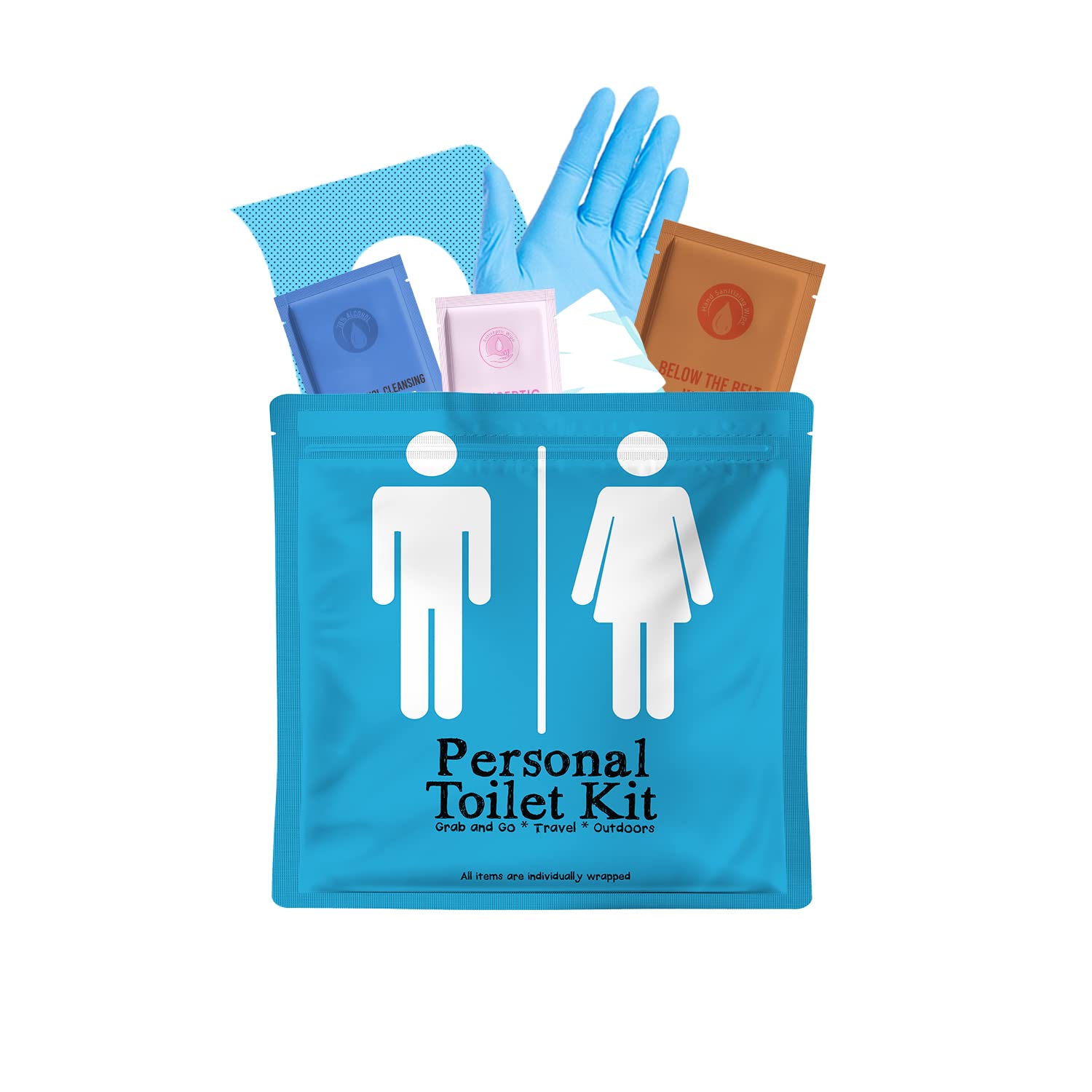 Personal Toilet Kit To Go (10 Count)