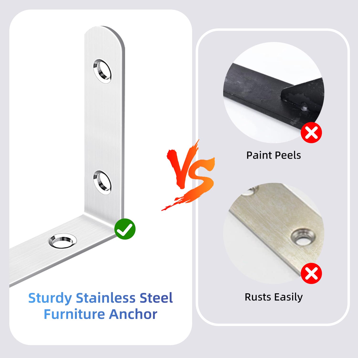 furniture anchors wall safety straps (2 Count)