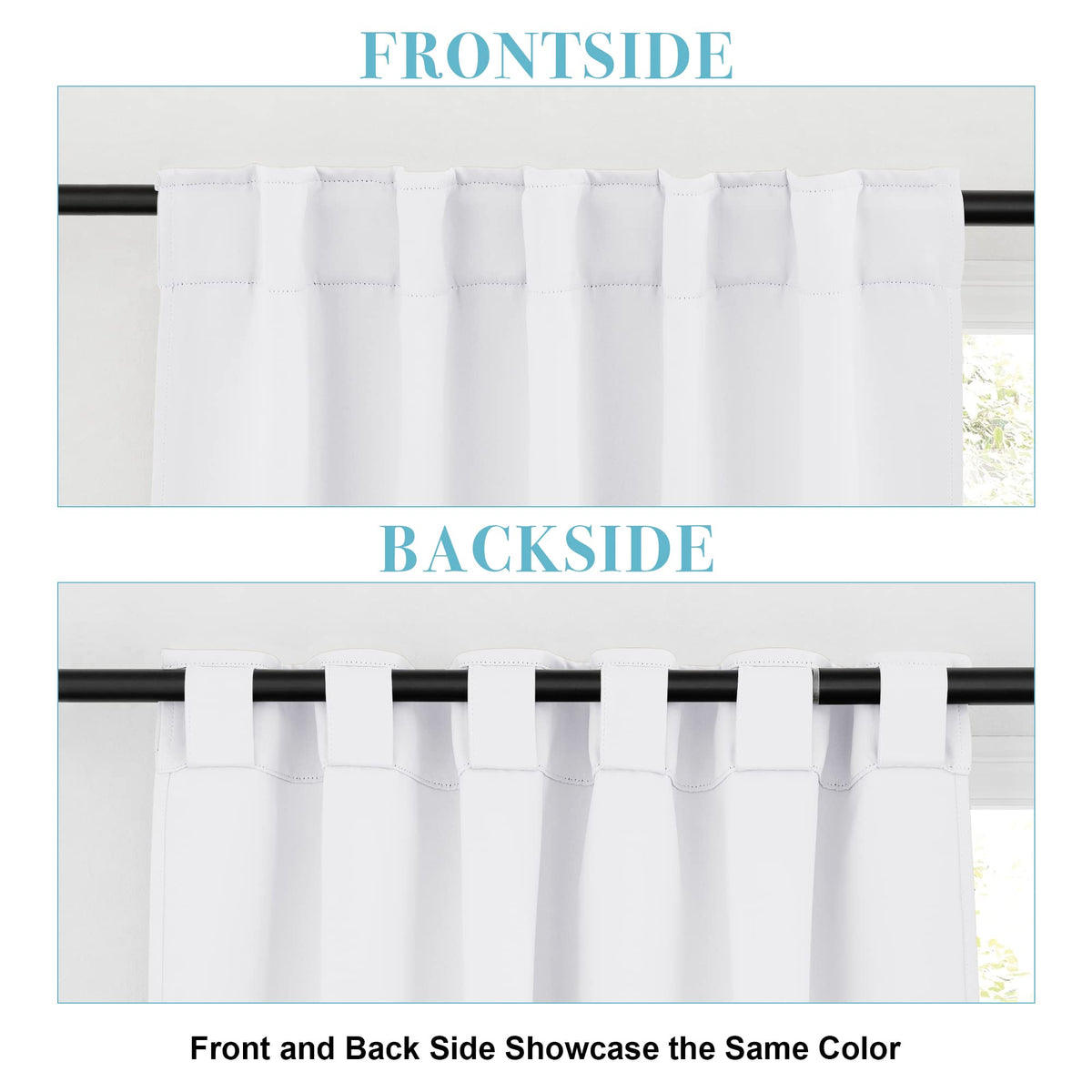 Short Curtains for Small Window (2 Count)
