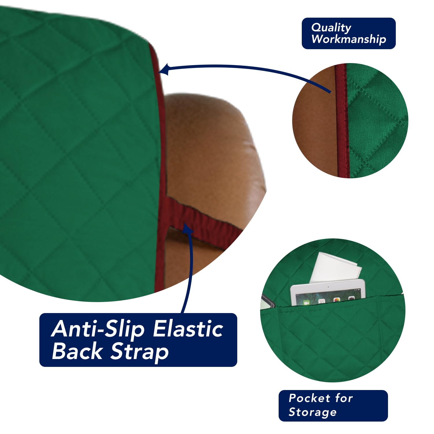 Reversible Recliner Chair Covers Couch Covers for Dogs